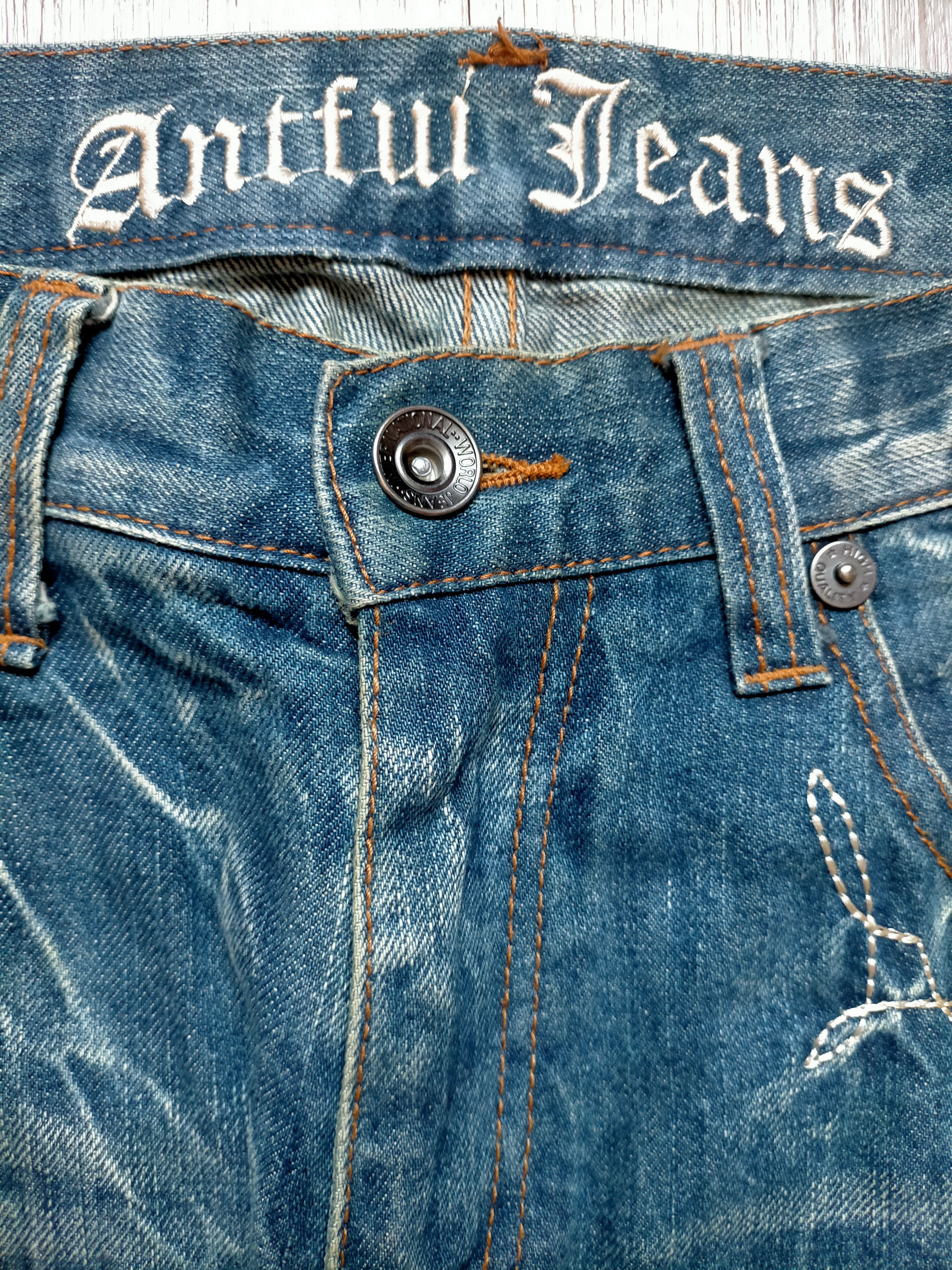 Le Grande Bleu (L.G.B.) Flare Antfui Jeans Acid Wash boot cut denim Size US 33 - 19 Thumbnail