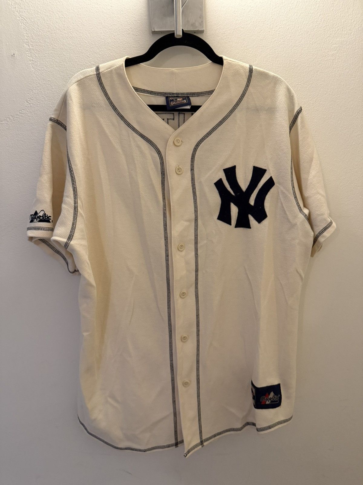 Majestic Babe Ruth Vintage Jersey - Size L Size US L / EU 52-54 / 3 - 1 Thumbnail