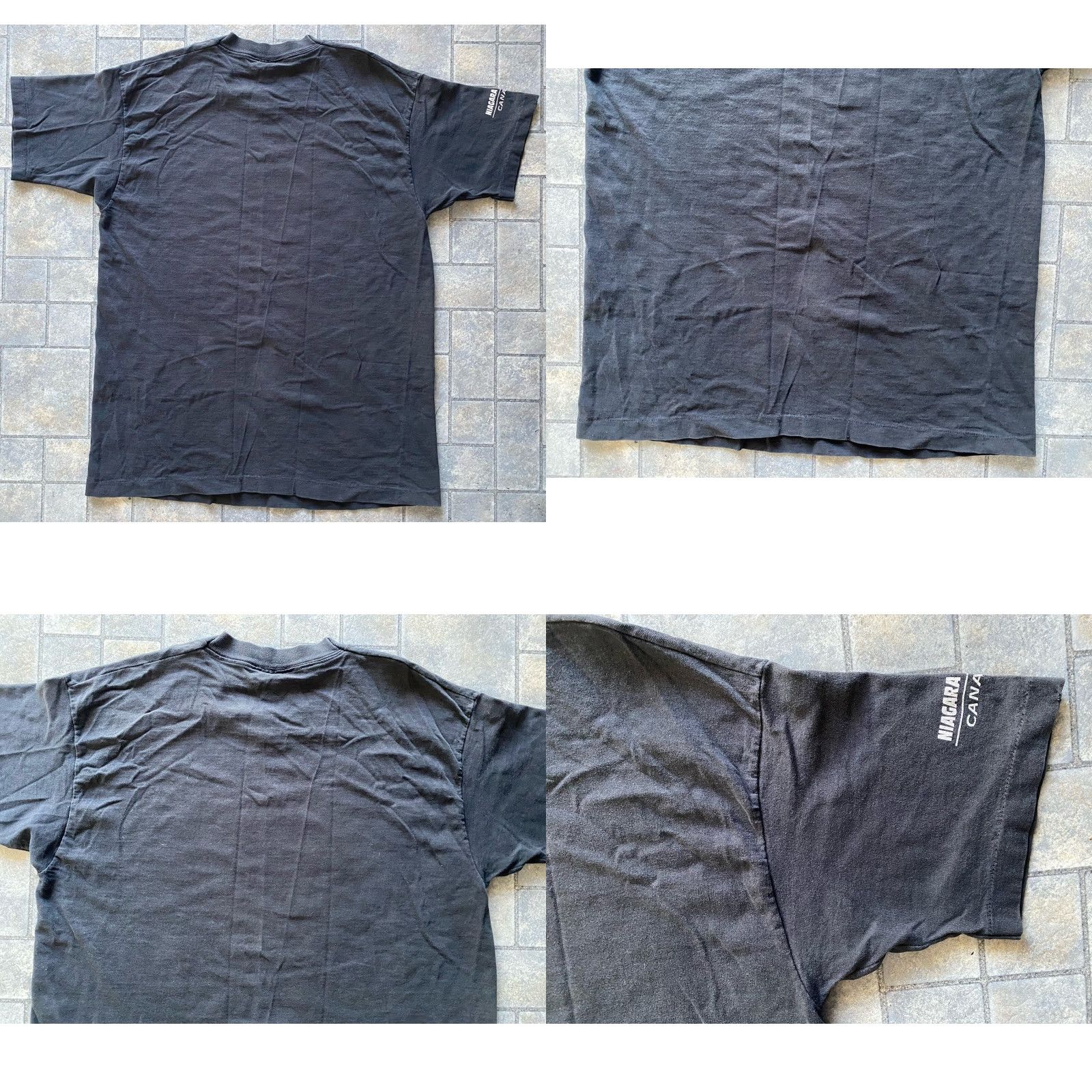 Fruit Of The Loom VINTAGE Fruit Of The Loom T-Shirt Men’s XL Black Short Sleeve Wolf Canada Animals Nature Size US XL / EU 56 / 4 - 9 Thumbnail