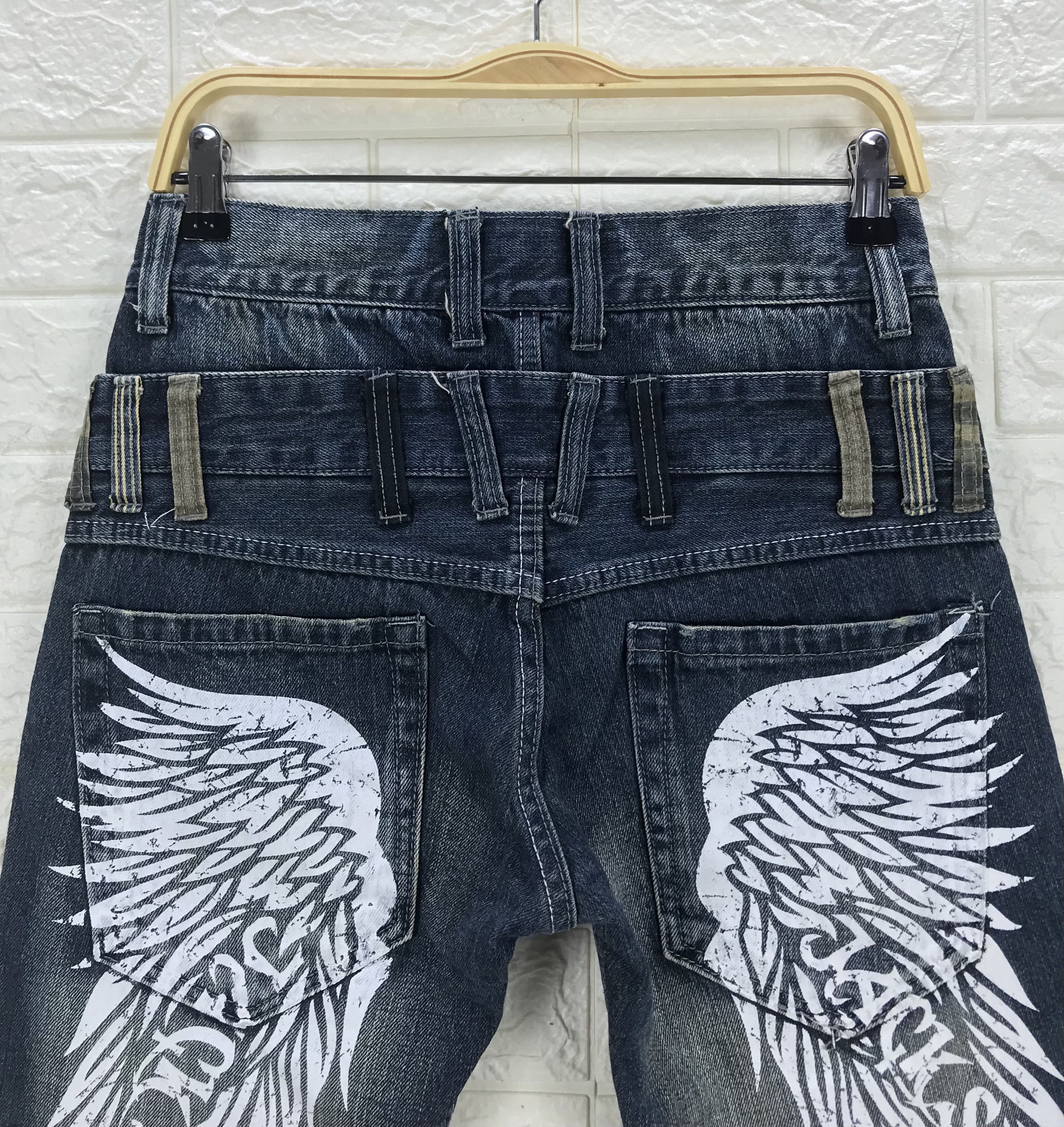 Japanese Brand Vintage Japanese Jack Serika Wings Printed Jeans Size US 30 / EU 46 - 2 Thumbnail