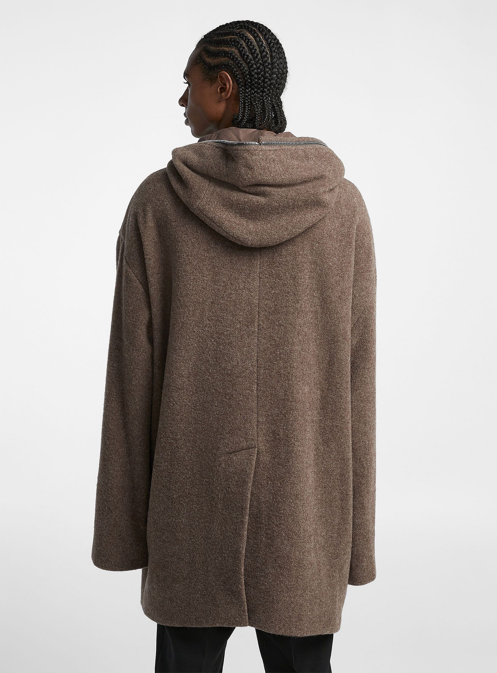Rick Owens BNWT AW24 RICK OWENS "PORTERVILLE" HOODED GIMP ROBE COAT 48 Size US M / EU 48-50 / 2 - 12 Thumbnail