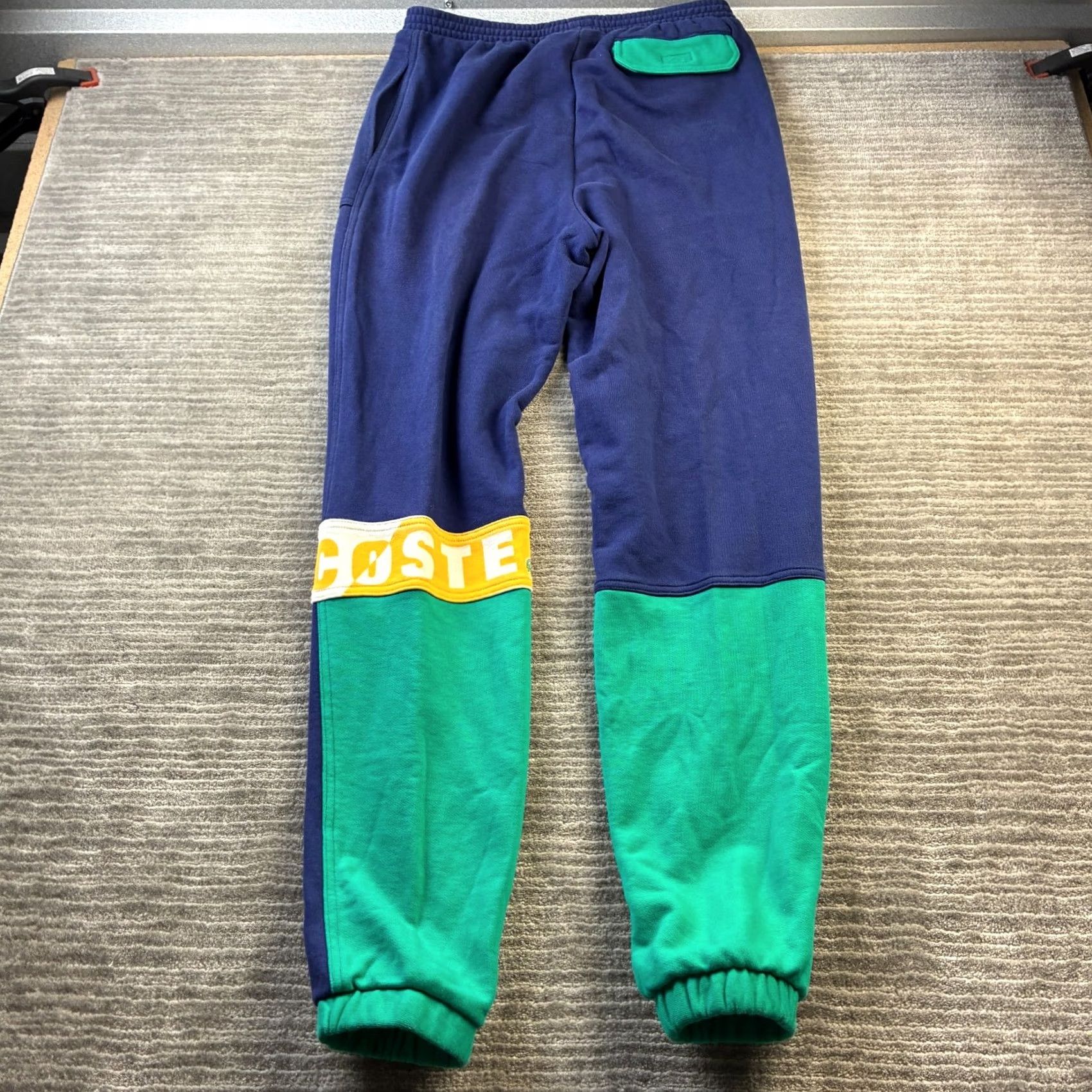Lacoste VINTAGE Izod Lacoste Pants Mens M Blue Green USA Made Sweatpants Joggers Size US 31 - 2 Thumbnail