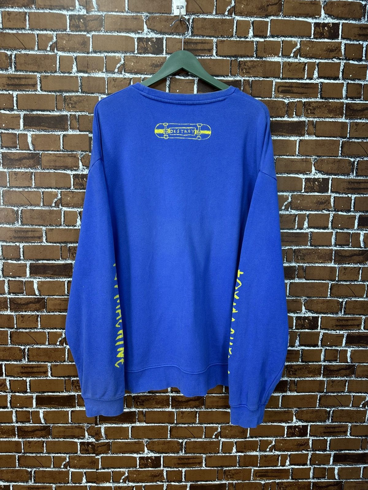 Toy Machine Vintage Skate Toy Machine Crewneck Sweatshirt Z358 Size US XL / EU 56 / 4 - 5 Thumbnail