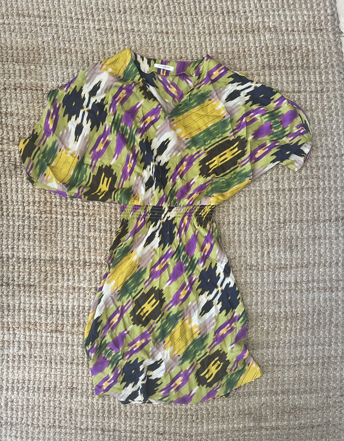 Other JOSIE NATORI ABSTRACT PRINT DOLMAN SLEEVE DRESS SIZE MEDIUM Size M / US 6-8 / IT 42-44 - 2 Thumbnail