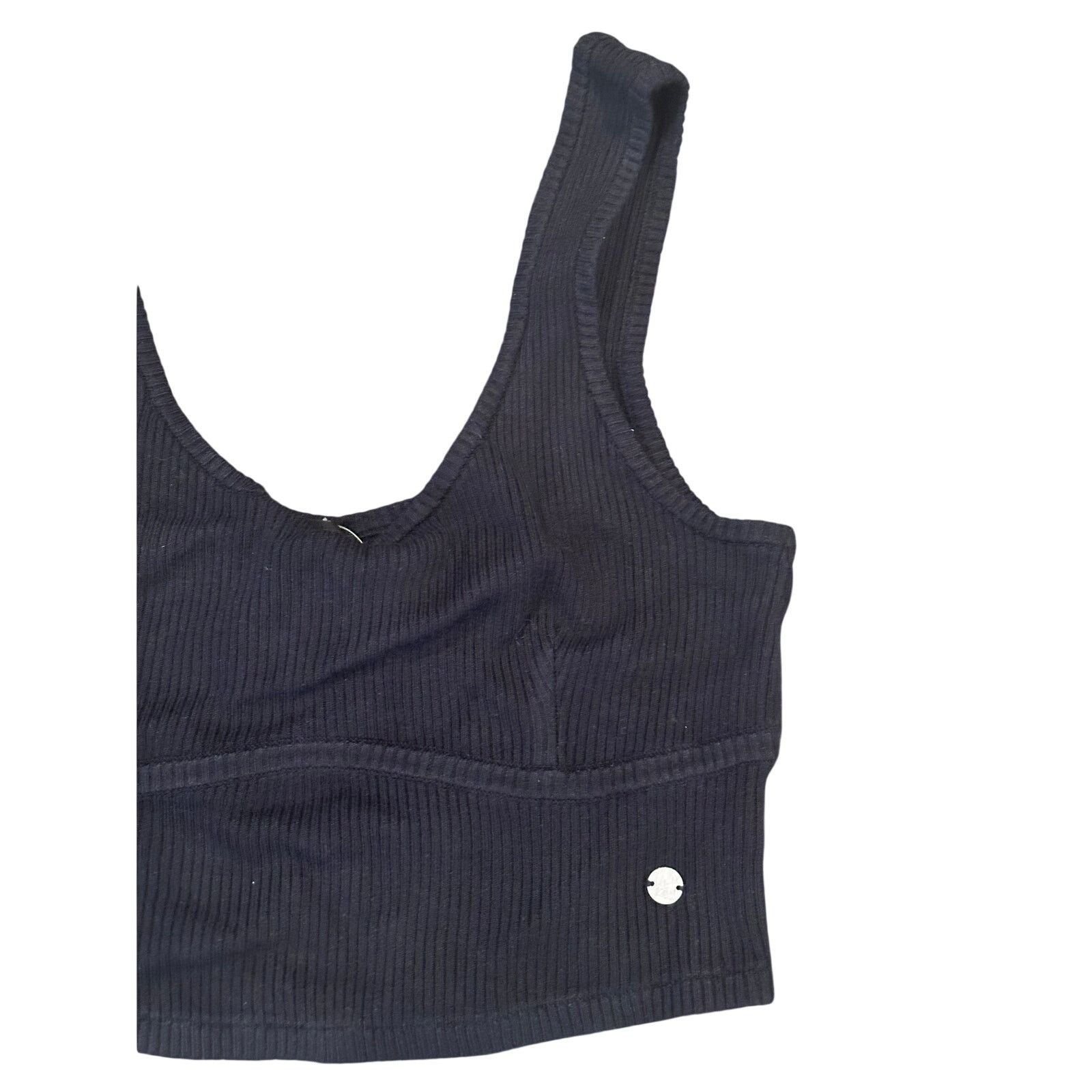 Other Roxy Women's Crop Ribbed Black Tank Top Scoop Neck XL NWT Size XL / US 12-14 / IT 48-50 - 5 Thumbnail