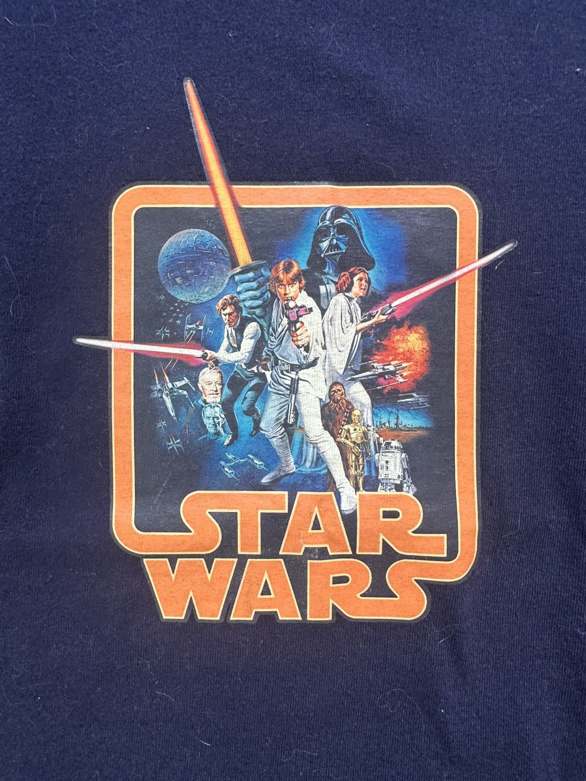 Vintage 90s Star Wasr shirt size M Size US M / EU 48-50 / 2 - 2 Thumbnail