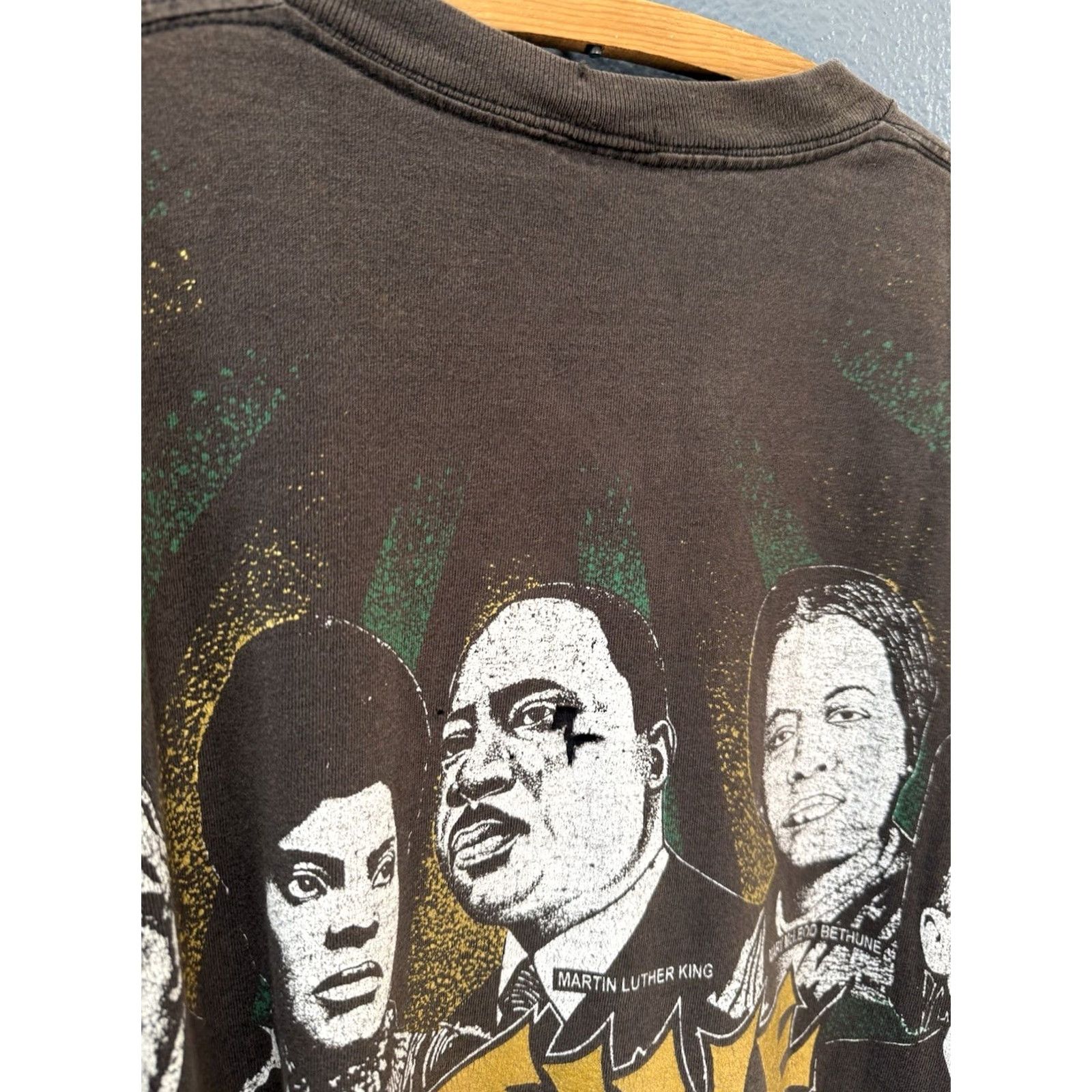 Delta VINTAGE 90s Black History Positive History All Over Print Black Tee Shirt XL Men Delta T-Shirt 90s Clothing Mens Black Size US XL / EU 56 / 4 - 8 Thumbnail