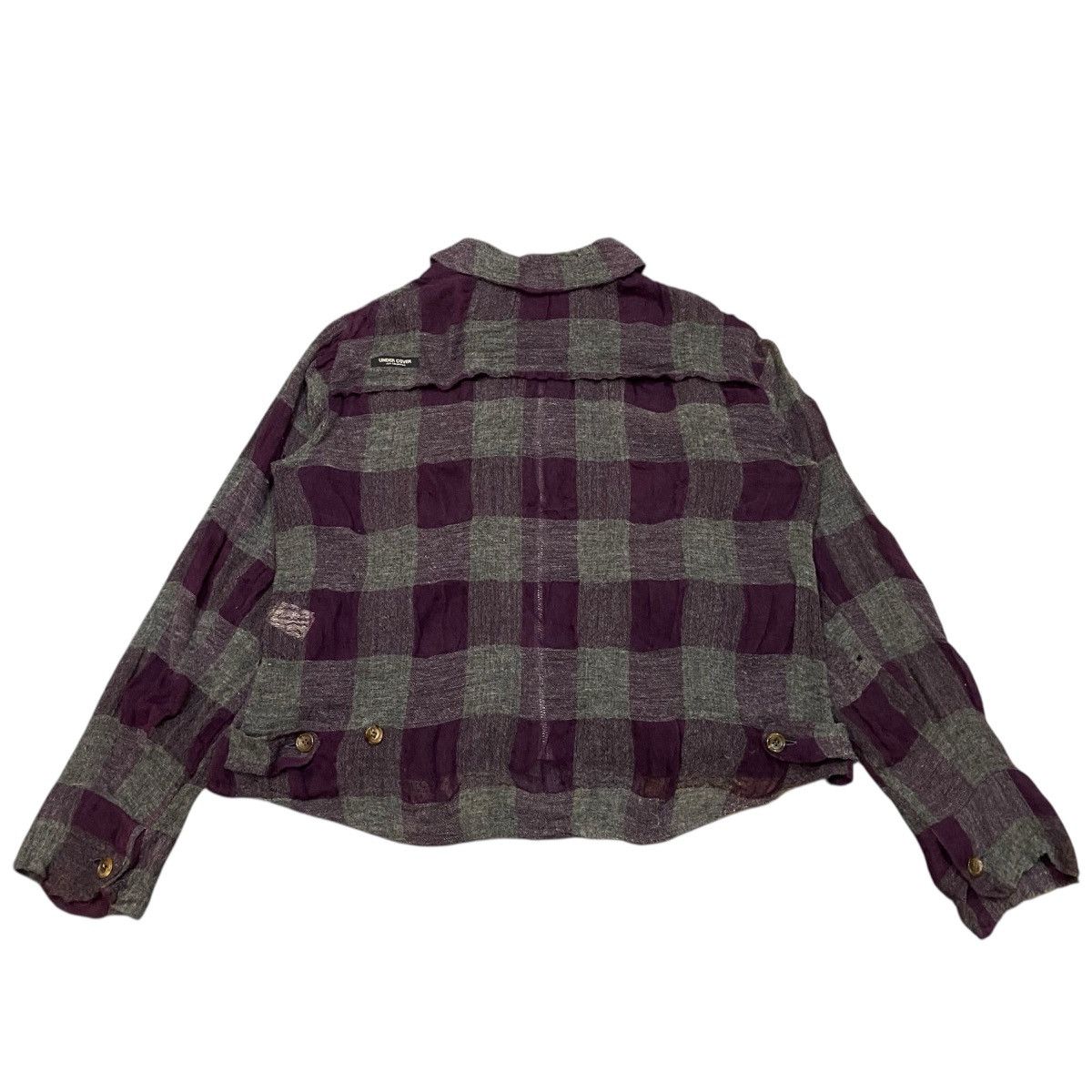 Jun Takahashi Archival Undercover 1995AW Block Check Gauze Blouson Size US L / EU 52-54 / 3 - 6 Thumbnail