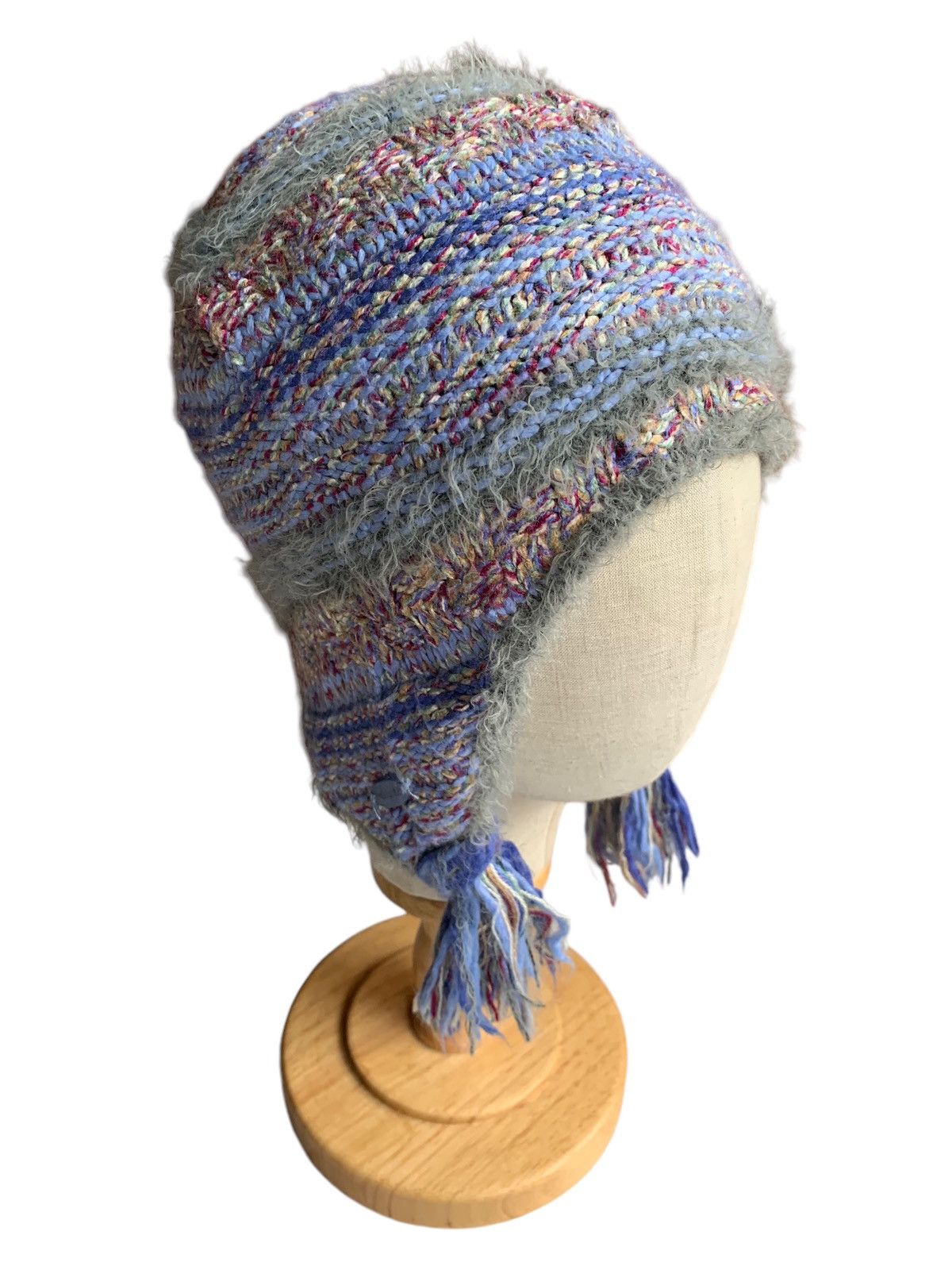 Japanese Brand × Kapital × Vintage Knitted Crochet Columbia Winter Sessions Earflap Rare Hats Size ONE SIZE - 1 Thumbnail