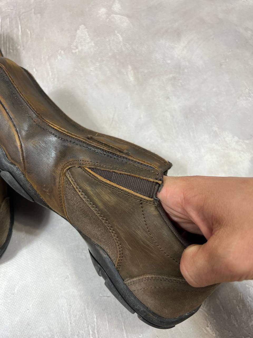 Kangol × Vintage Vintage Kangol Brown Distressed Shoes Size US 11.5 / EU 44-45 - 10 Thumbnail