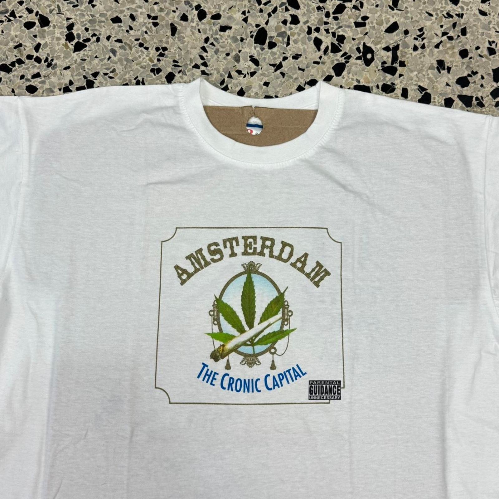 Fruit Of The Loom × Other × Vintage VINTAGE Y2K BNWOT AMSTERDAM THE CHRONIC CAPITAL TOURIST TEE: Size US L / EU 52-54 / 3 - 2 Thumbnail