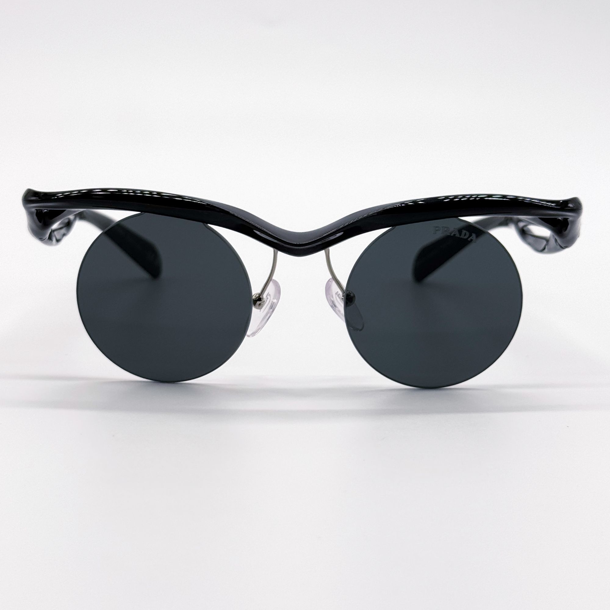 Prada NEW PRADA SUNGLASSES PRA18S 1AB5S0 BLACK PR A18S, SPR A18S Size ONE SIZE - 4 Thumbnail