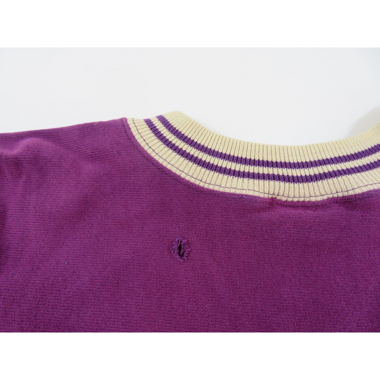 Champion Champion Reverse Weave Sweatshirt Spellout Purple Sz M 1990s Size US M / EU 48-50 / 2 - 6 Thumbnail