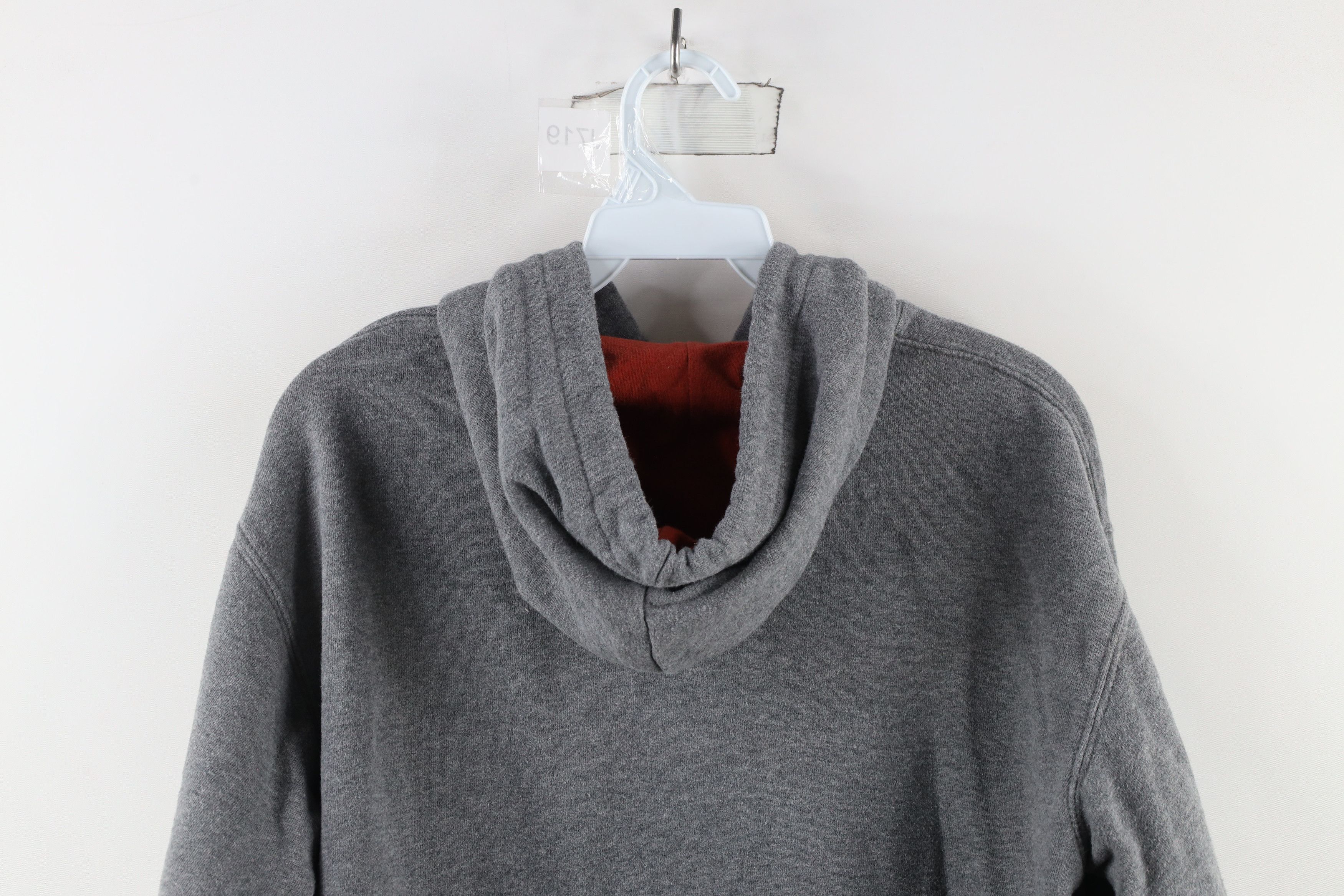 Cabelas × Vintage Vintage Cabelas Spell Out Felt Letter Hoodie Sweatshirt Gray Size US S / EU 44-46 / 1 - 9 Thumbnail