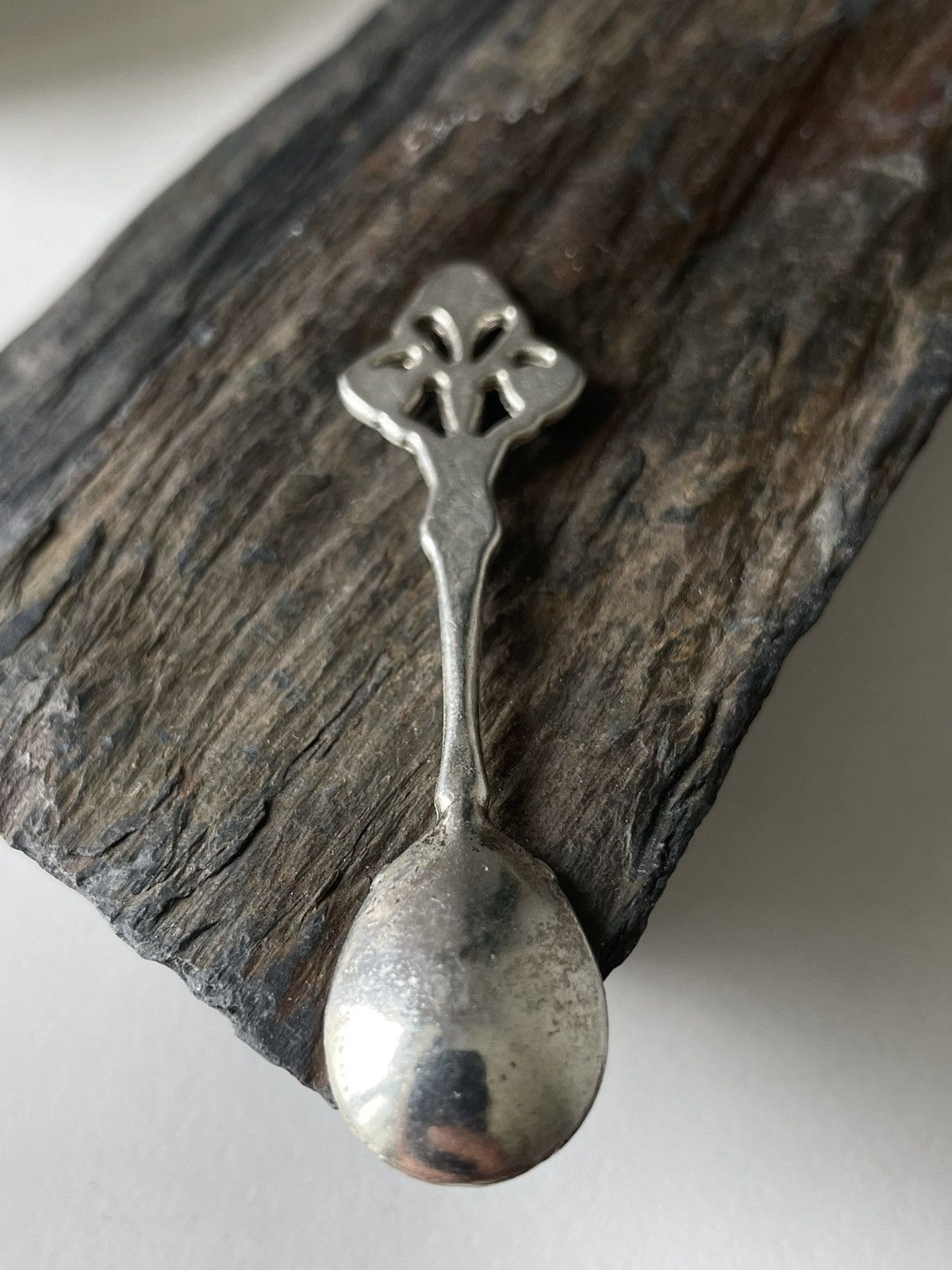 Handmade × Vintage silver mini spoon necklace Size ONE SIZE - 2 Thumbnail