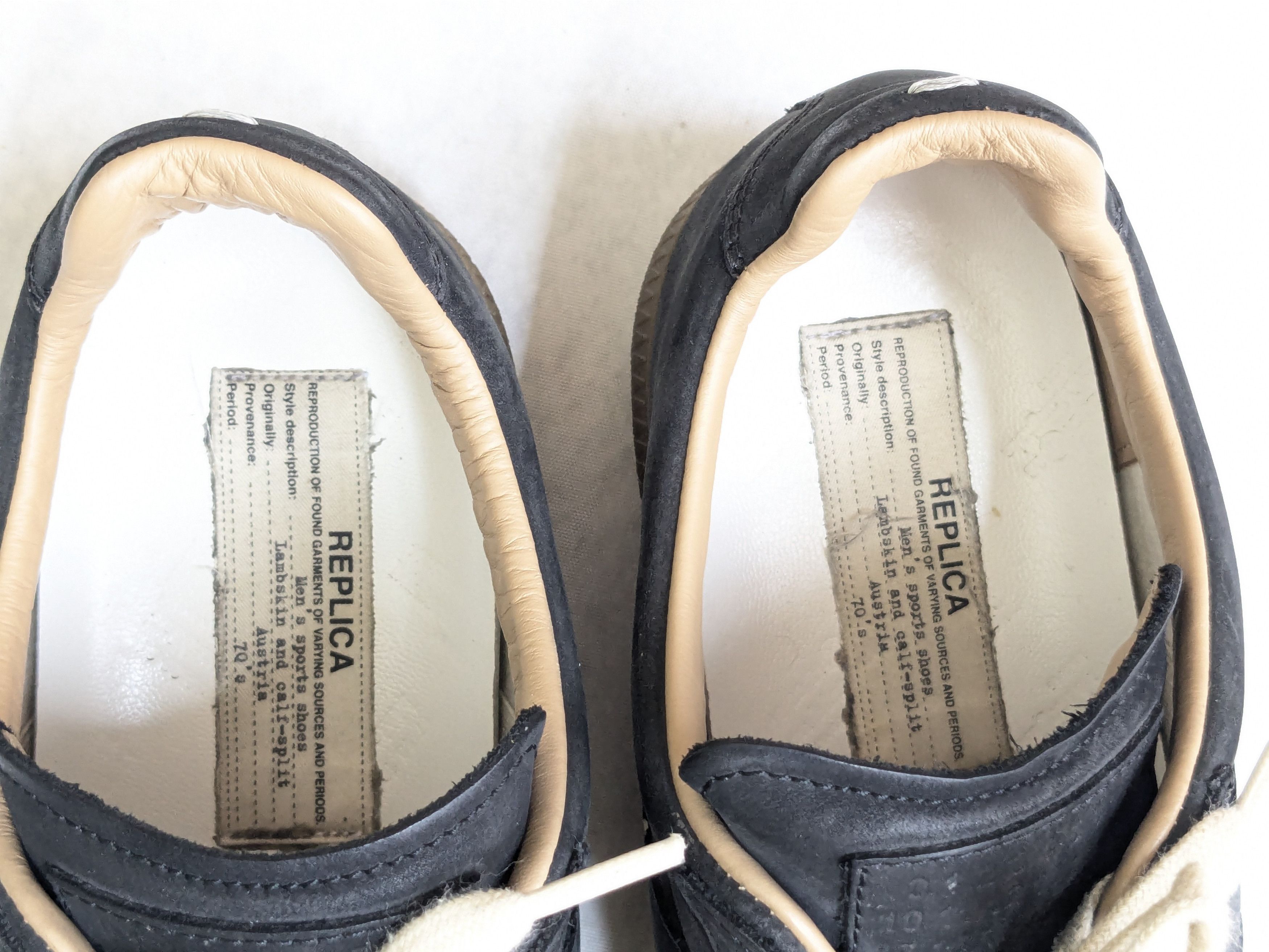 Maison Margiela Maison Margiela Replica GAT Paint Splatter Black 9 42 Low Size US 9 / EU 42 - 8 Thumbnail