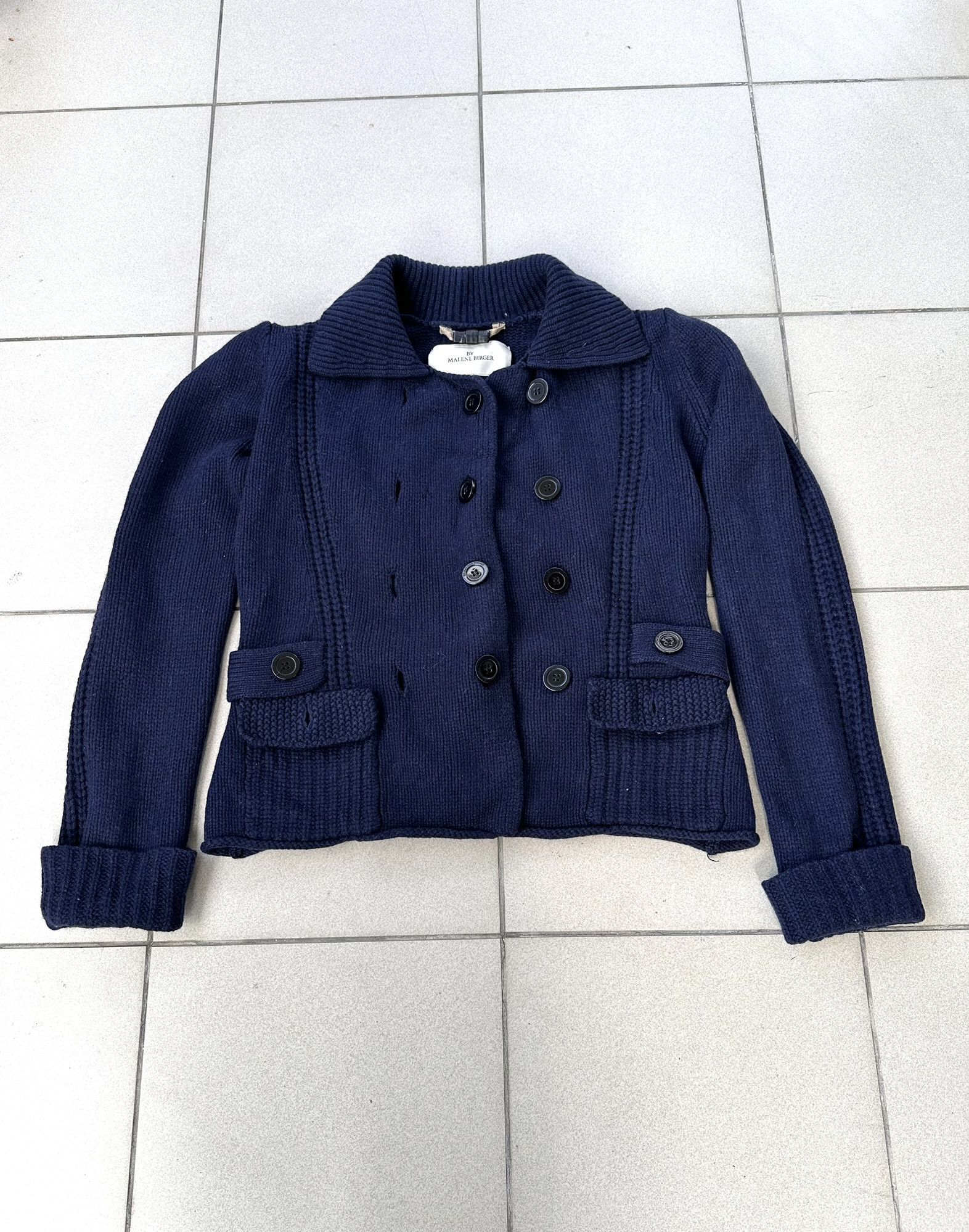 By Malene Birger Malene Birger wool cardigan navy old money Size M / US 6-8 / IT 42-44 - 1 Thumbnail