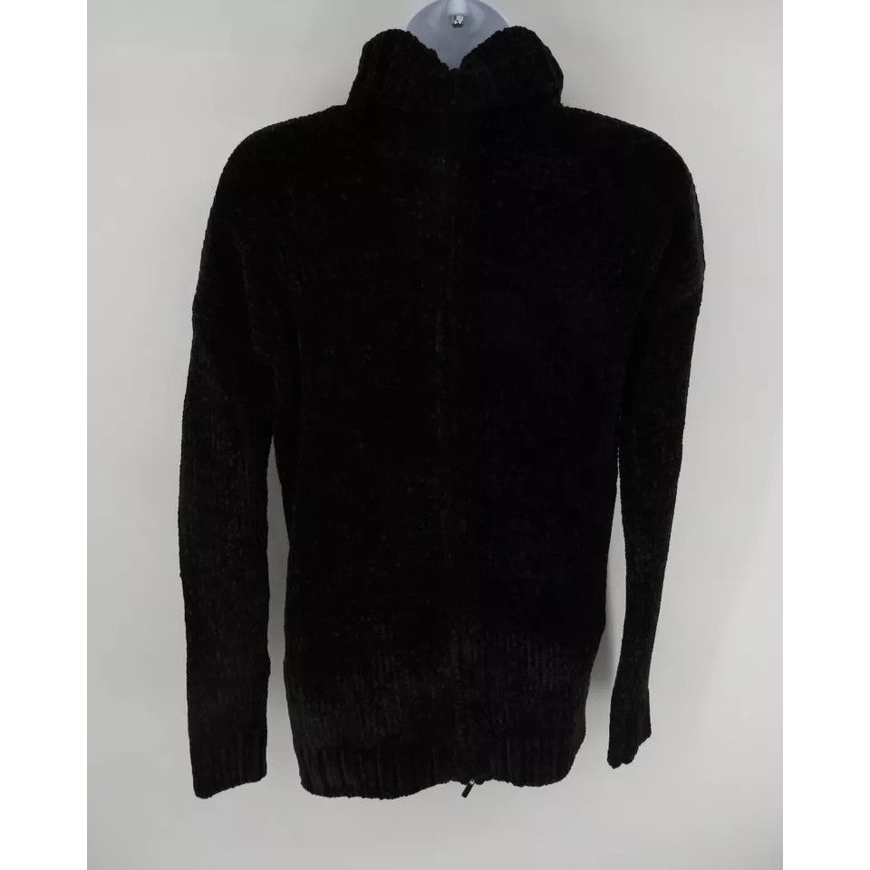 Other Marled High Low Turtleneck Sweater XS Black NWT $70 Size XS / US 0-2 / IT 36-38 - 3 Thumbnail