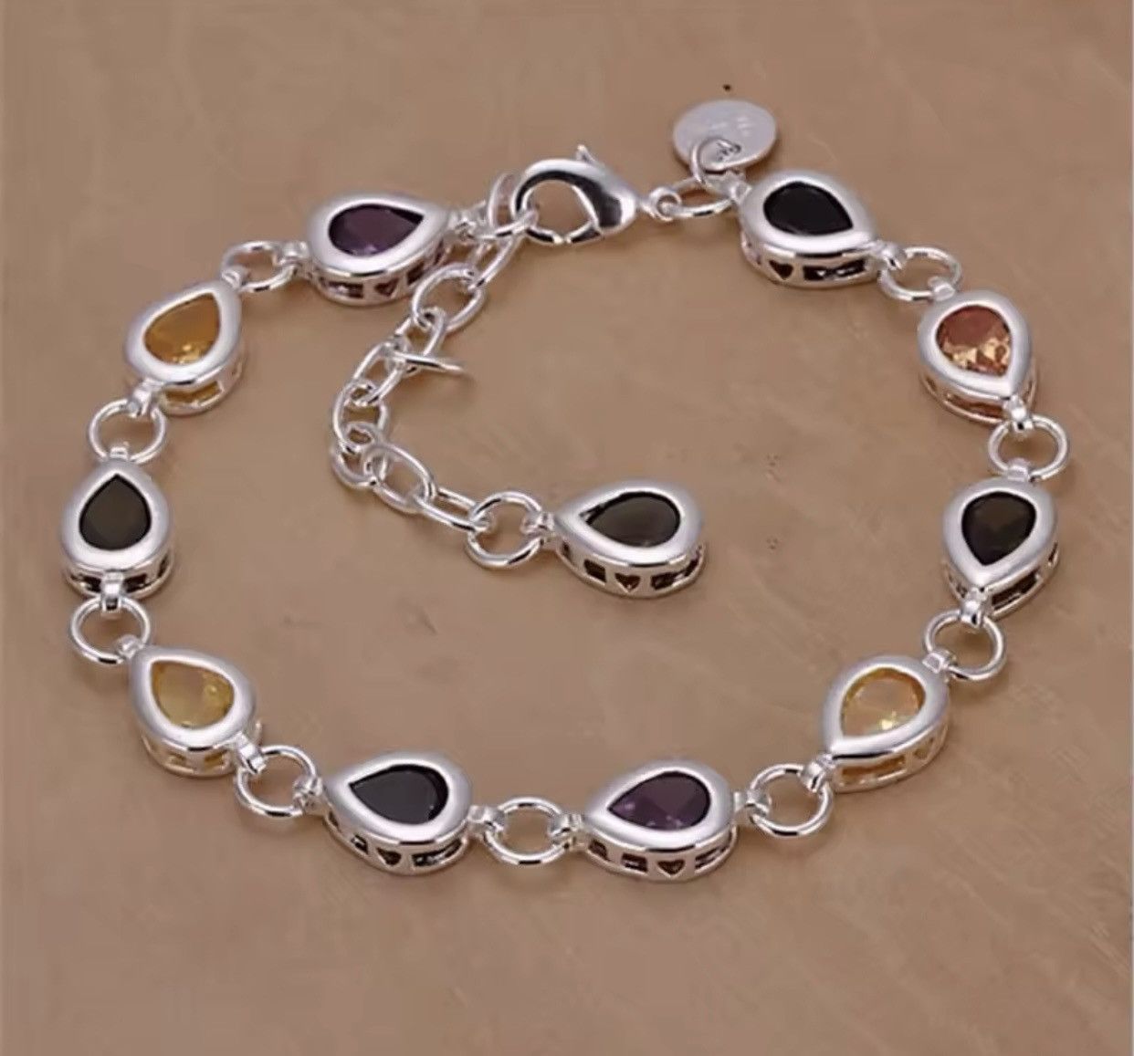 Chain x Jewelry 925 Sterling Silver Noble Charm Bracelets, Men's