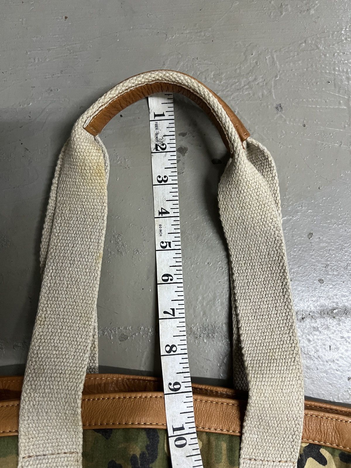 Leather Leather Hybrid Camo Canvas Patina Brown Leather Weekend Bag Size ONE SIZE - 22 Thumbnail