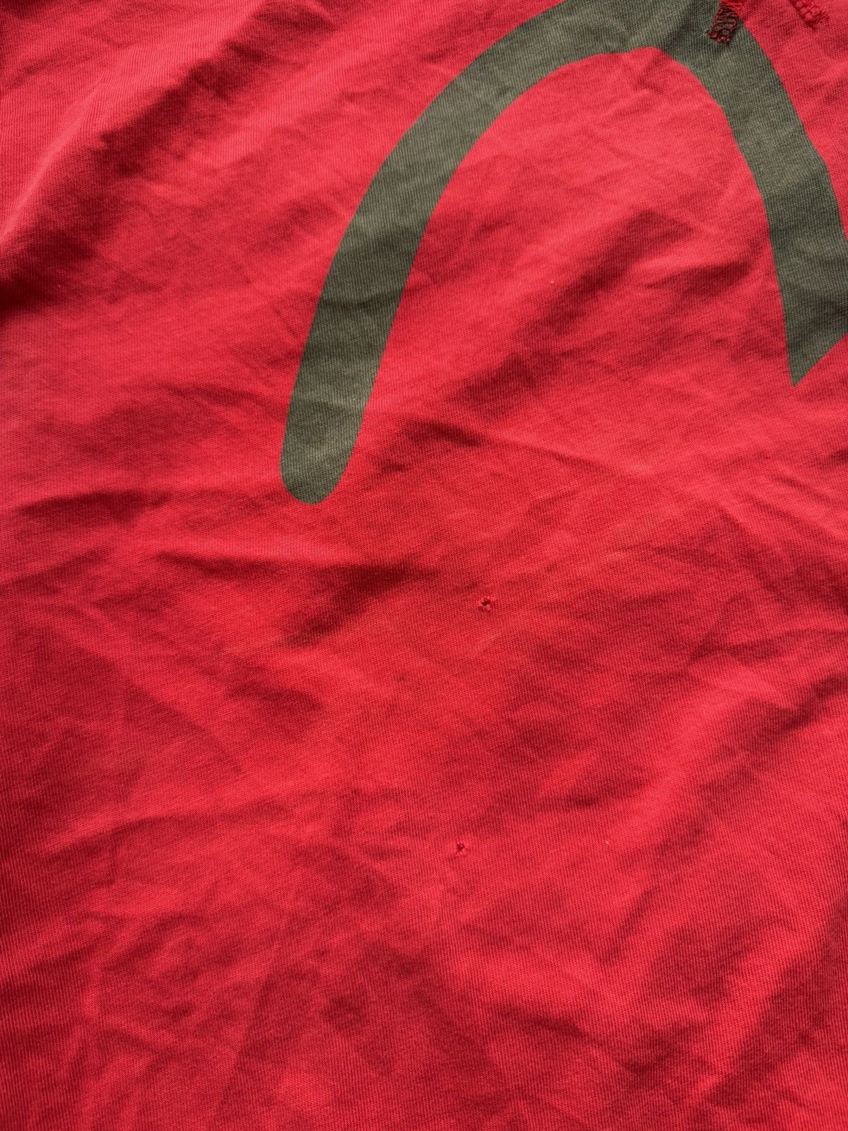 Evisu × Japanese Brand Evisu Vintage Logo Red T-Shirt Size US XXL / EU 58 / 5 - 10 Thumbnail