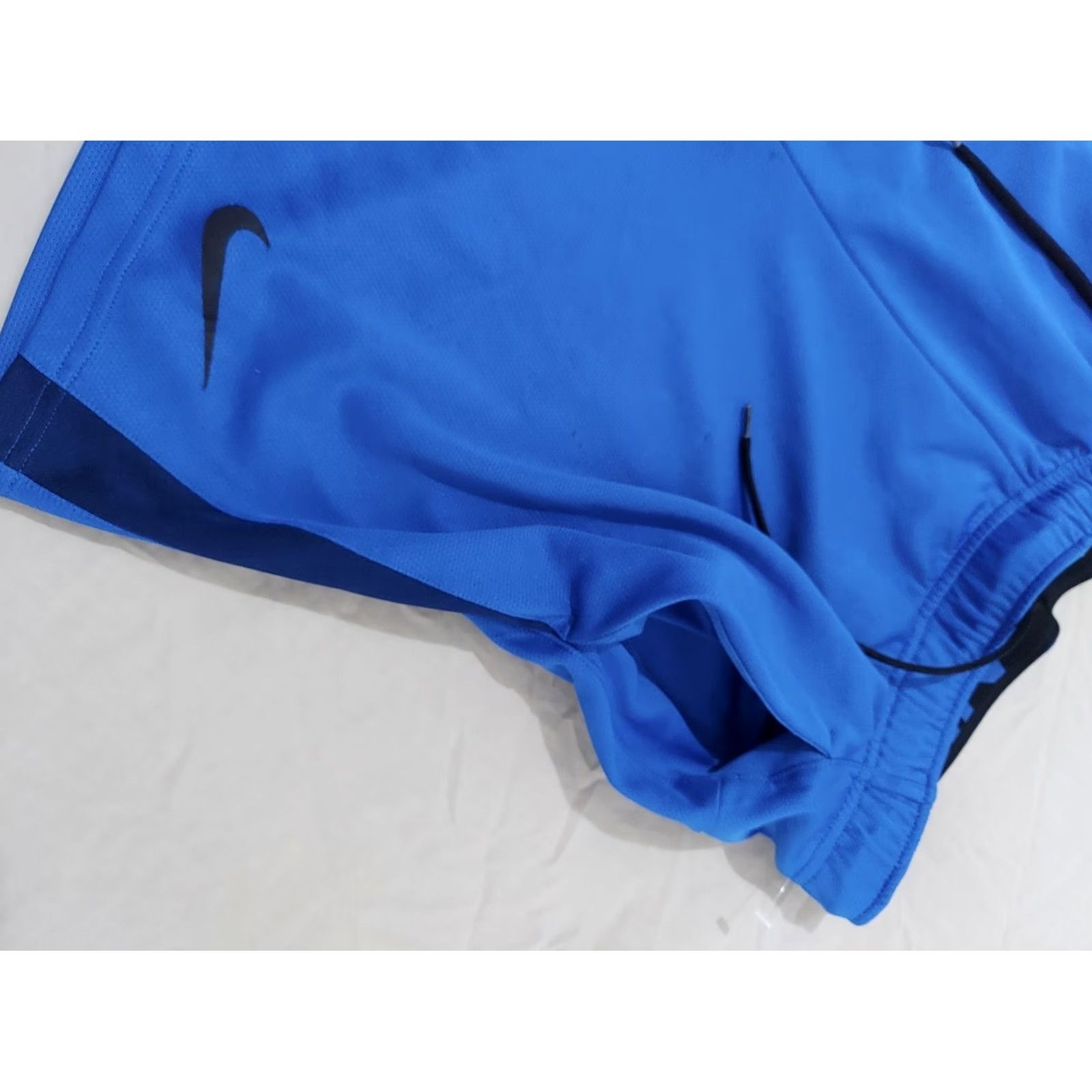 Nike Nike Shorts Mens L Large Blue Athletic Gym Workout Size US 33 - 3 Thumbnail