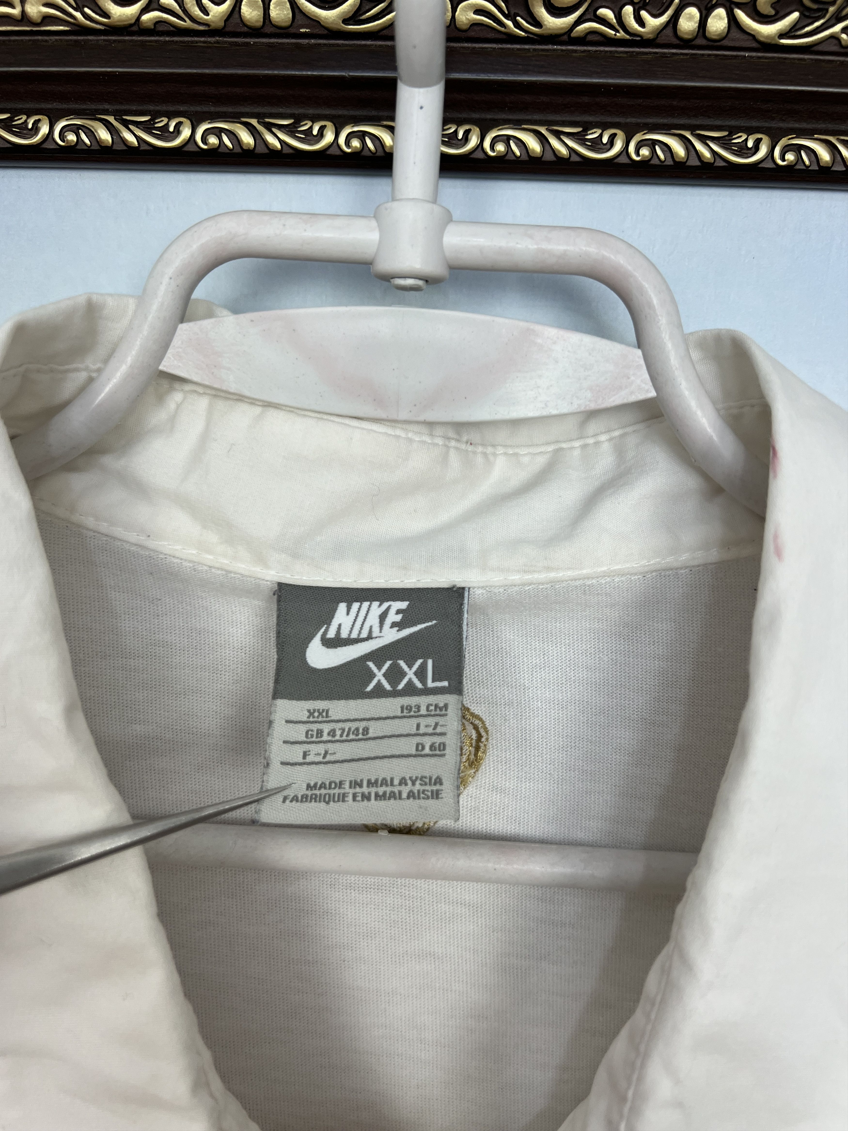 Nike Vintage Nike Arsenal Football Shirt Polo White Soccer Jersey Size US XXL / EU 58 / 5 - 8 Thumbnail