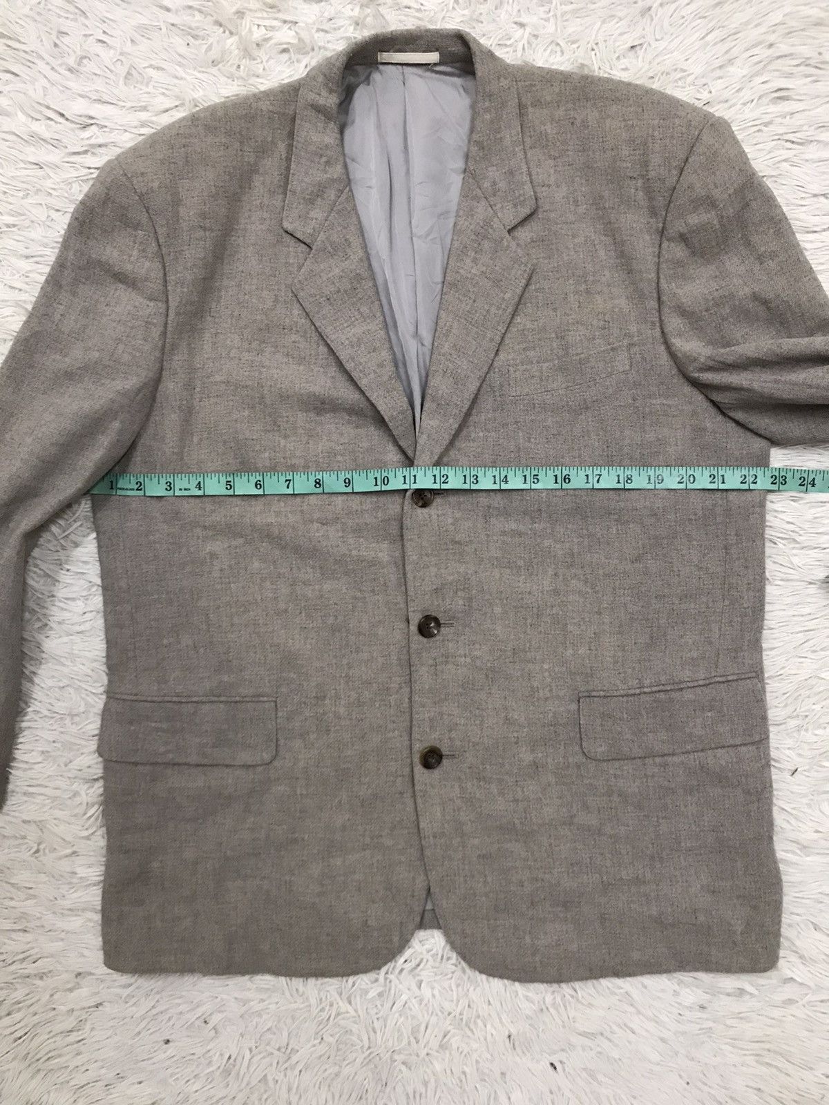 Comme des Garcons Homme Plus AD1993 Comme Des Garcons Homme Plus Wool Blazer Size 42S - 16 Thumbnail