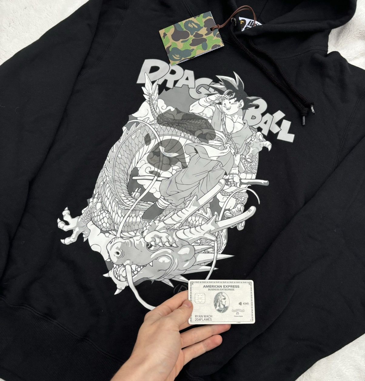 Bape Bape x Dragon Ball Z Black Hoodie Size US M / EU 48-50 / 2 - 2 Thumbnail