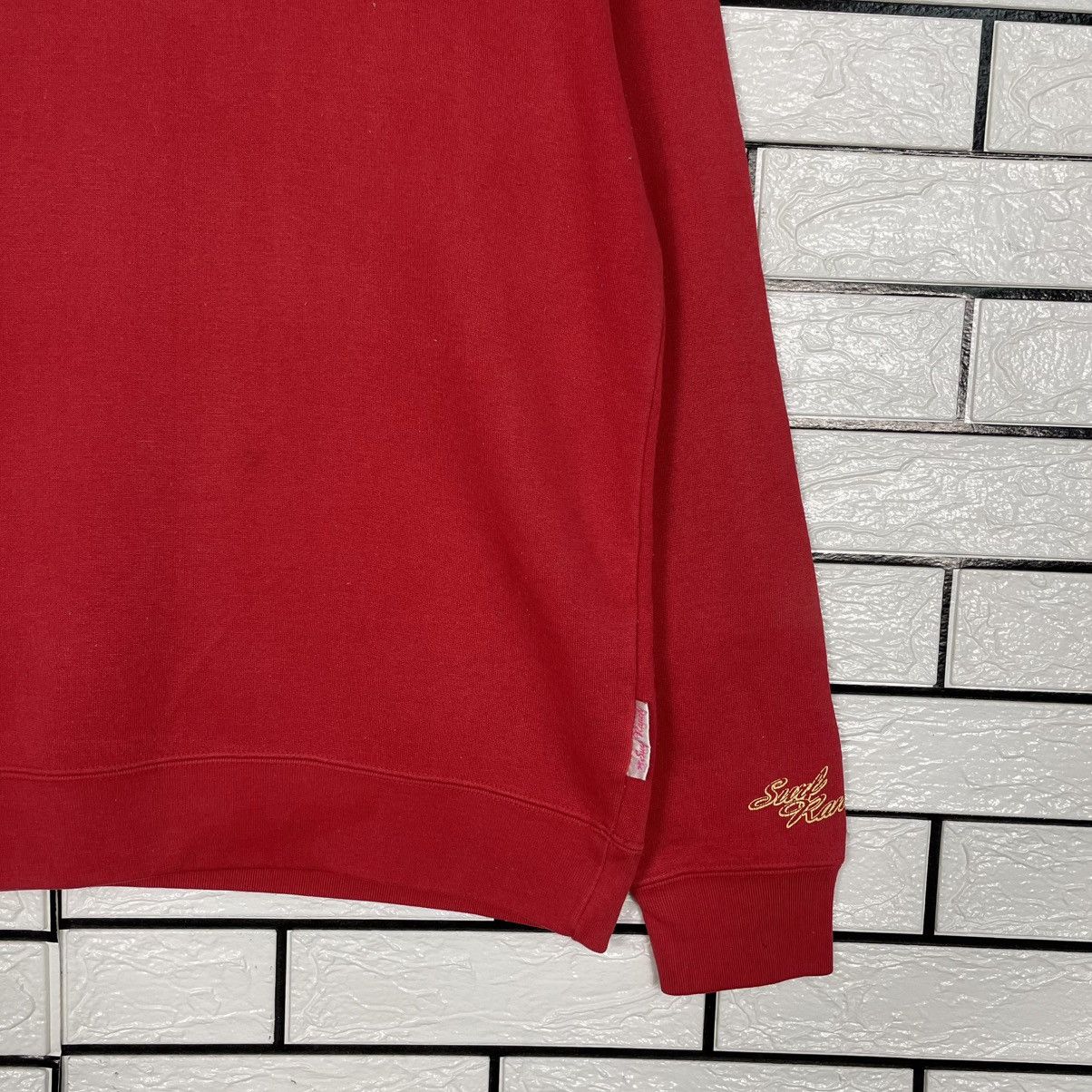 Japanese Brand Y2K Surf Ranch Red Crewneck Sweatshirt Size US S / EU 44-46 / 1 - 4 Thumbnail