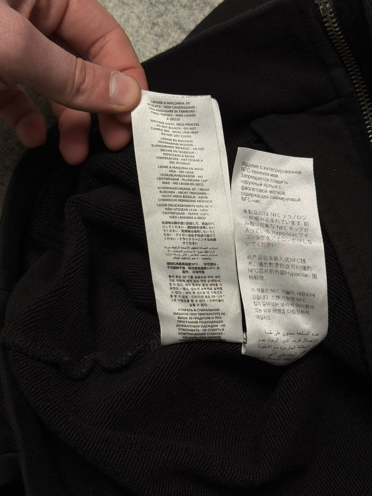 Alexander McQueen Alexander McQueen Black Relaxed Zip Hoodie Size US L / EU 52-54 / 3 - 12 Thumbnail