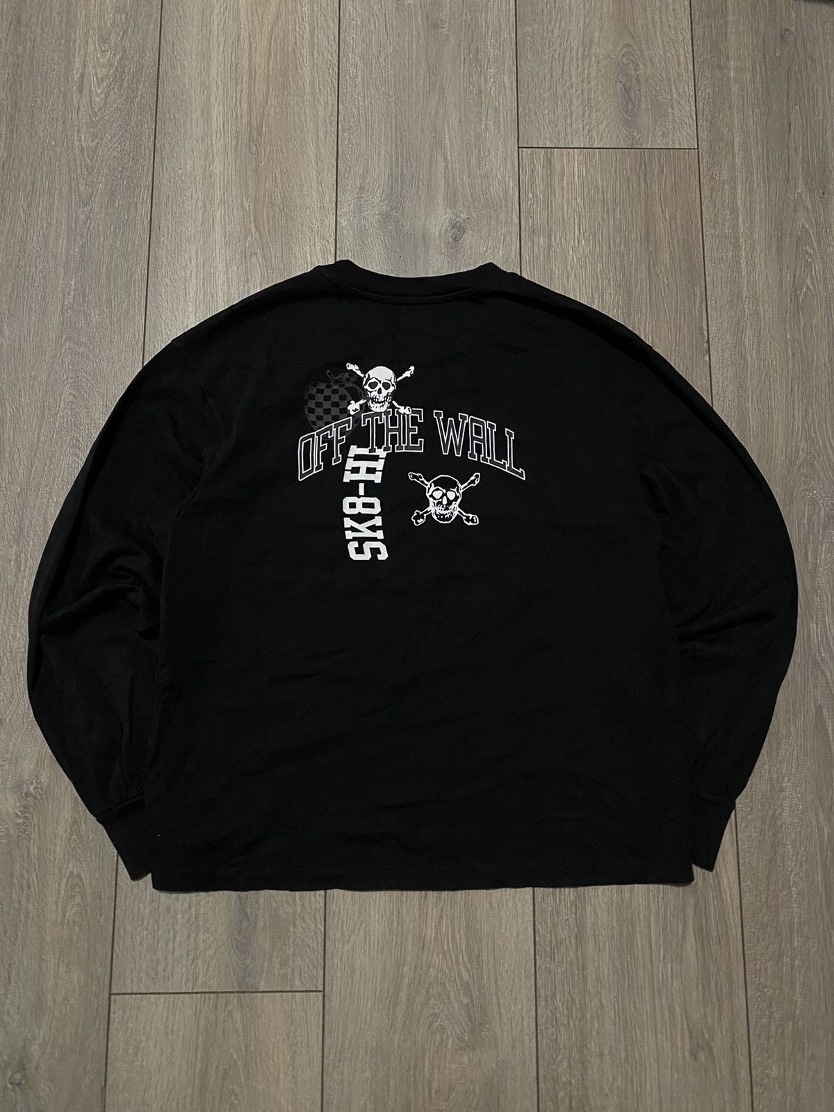 Vans Vans Long Sleeve Big Logo Off The Wall Sk8 Hi Black Y2K Size US M / EU 48-50 / 2 - 1 Thumbnail
