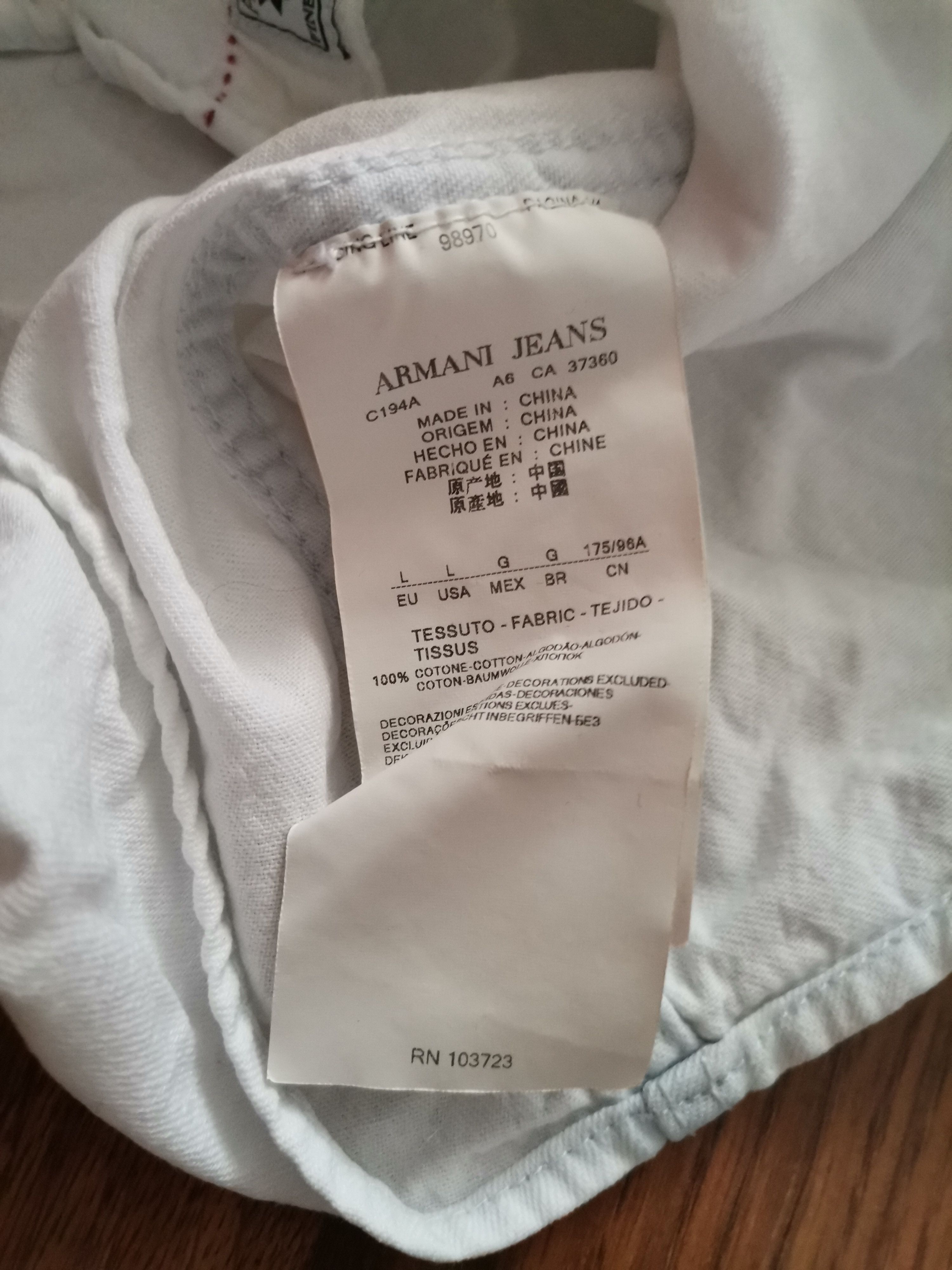 Armani × Giorgio Armani Armani Jeans Shirt Size US L / EU 52-54 / 3 - 4 Thumbnail