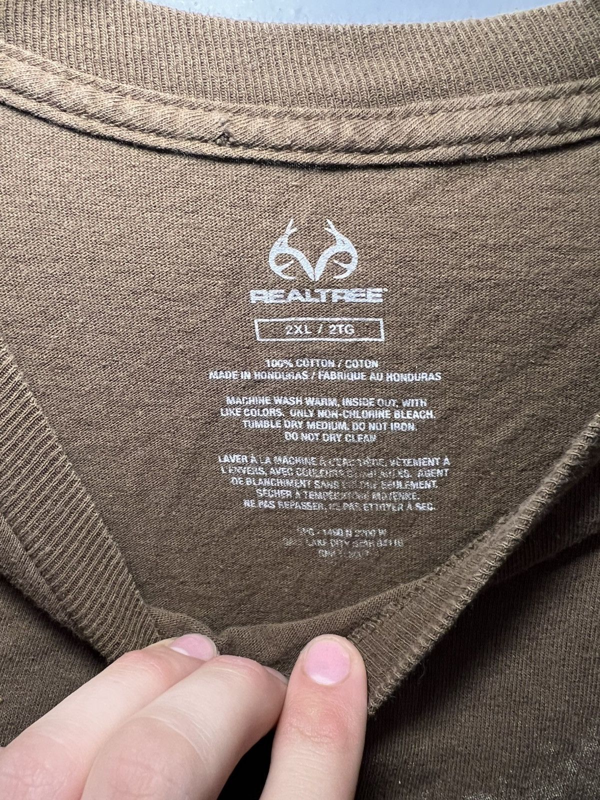 Realtree Vintage RealTree baggy logo t-shirt Size US XL / EU 56 / 4 - 3 Thumbnail