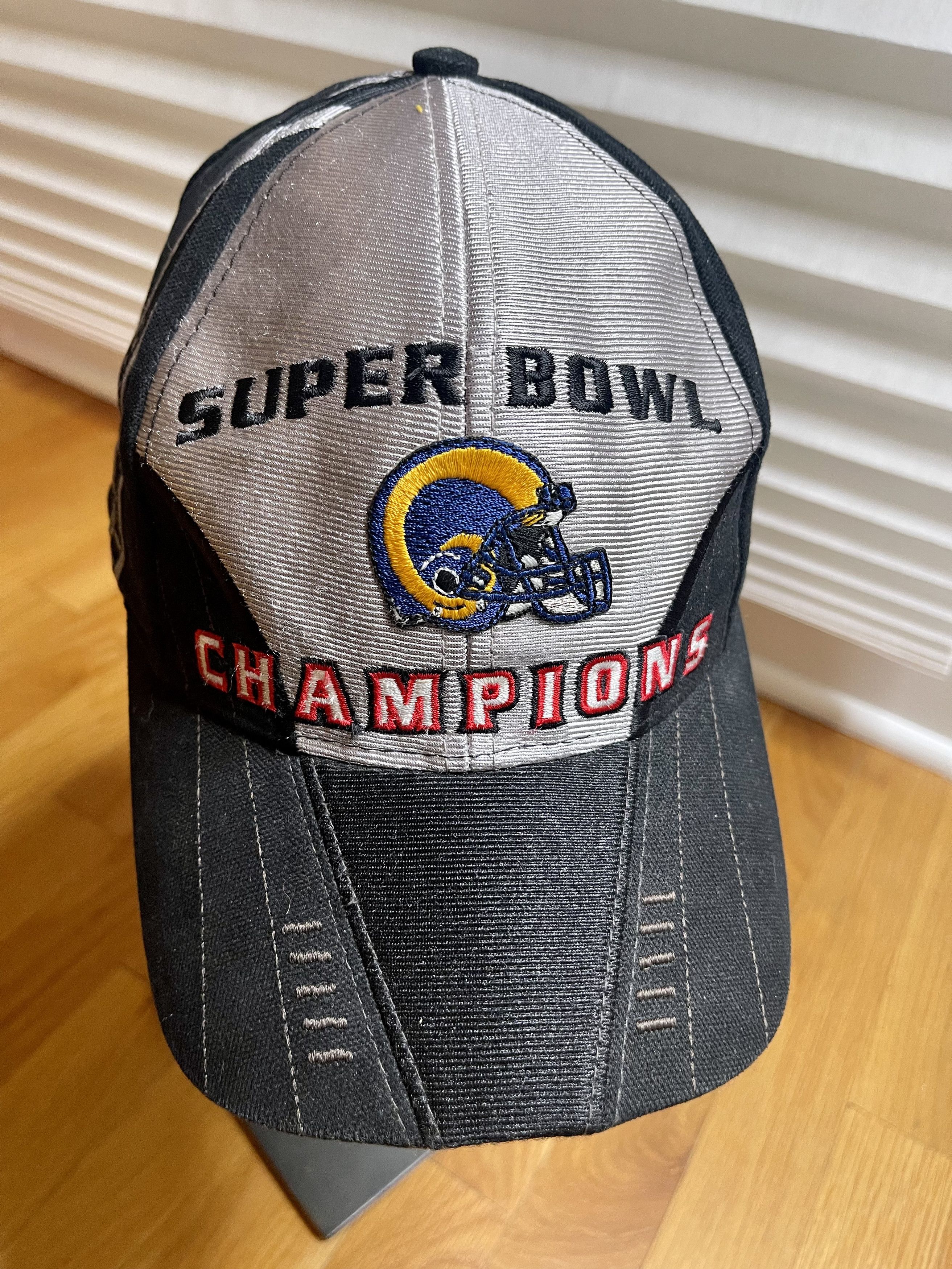 NFL × Puma × Vintage 2000 St Louis Rams Super Bowl Champions Vintage Hat Size ONE SIZE - 3 Thumbnail