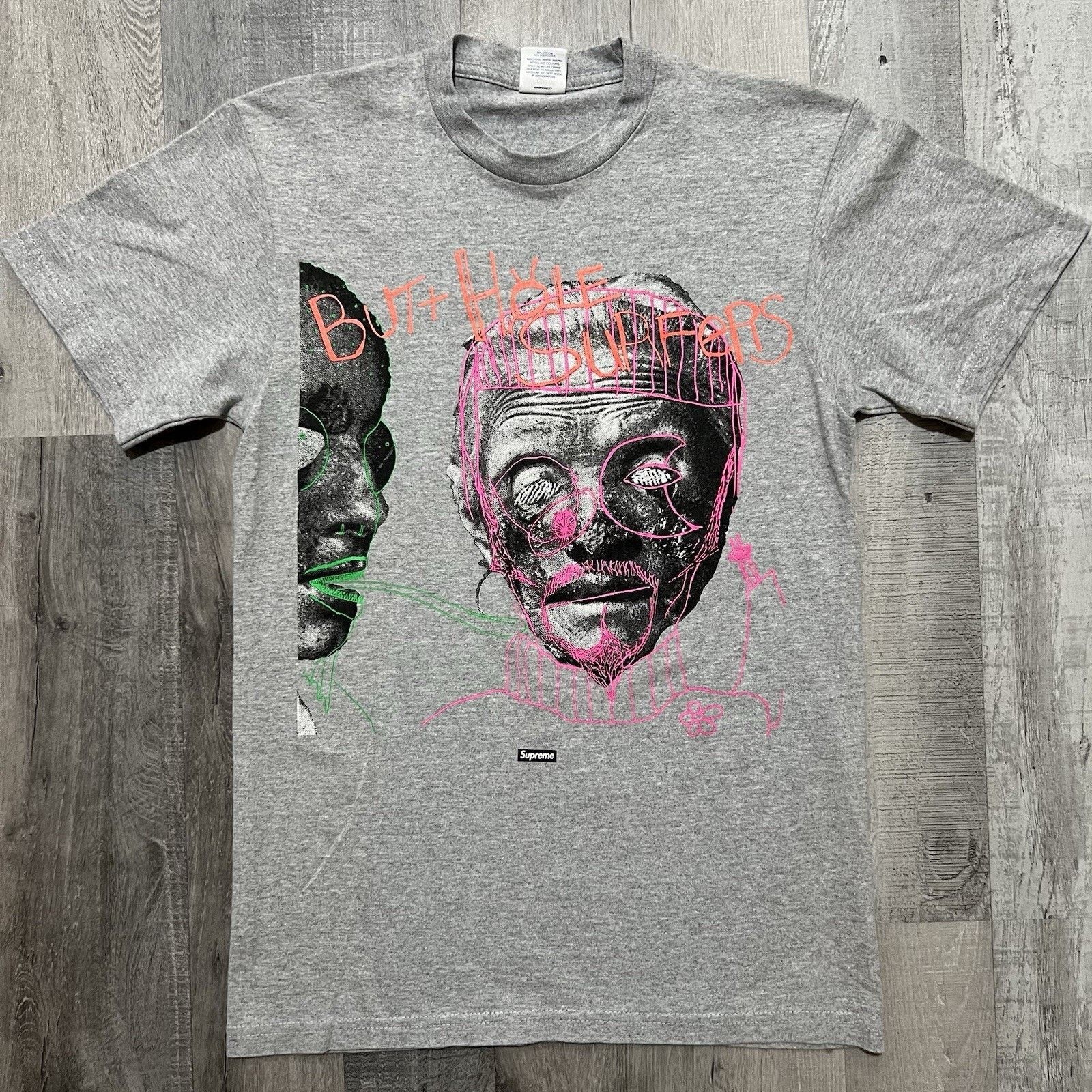 Supreme Butthole Surfers T Shirt Streetwear Grunge Band Tee