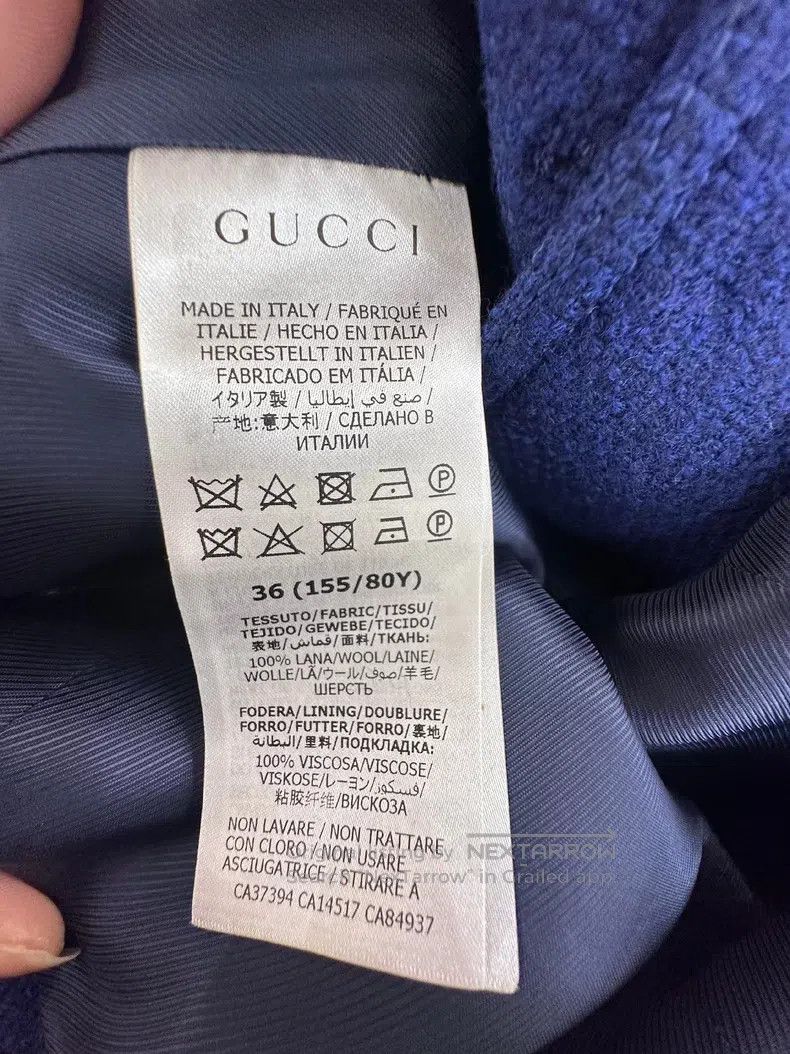 Gucci Gucci Blue short-sleeved waist suit Size XS / US 0-2 / IT 36-38 - 5 Thumbnail