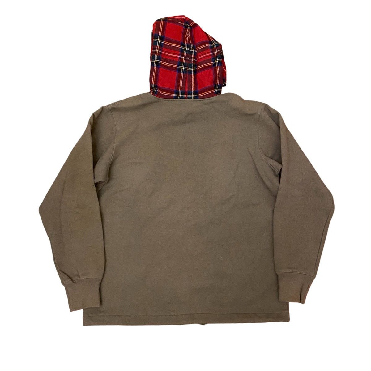 Plaid supreme hoodie hotsell