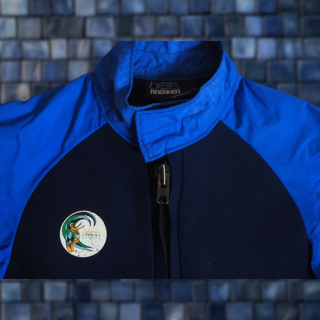 O'Neill VINTAGE O'Neill Jacket Full Zip Neoprene Blue XS Womens 80s 90s Breeze Breaker Nylon Nylon Lining Water Sports 90s 80s Theme Basic Jacket Size XS / US 0-2 / IT 36-38 - 1 Thumbnail