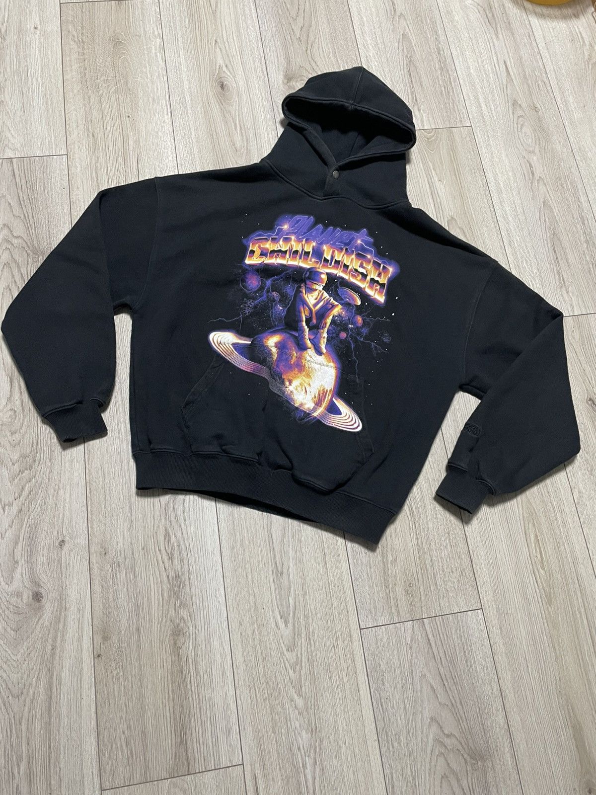 Designer Planet Childish Space Astronaut Hoodie Big Logo Y2K Size US S / EU 44-46 / 1 - 1 Thumbnail