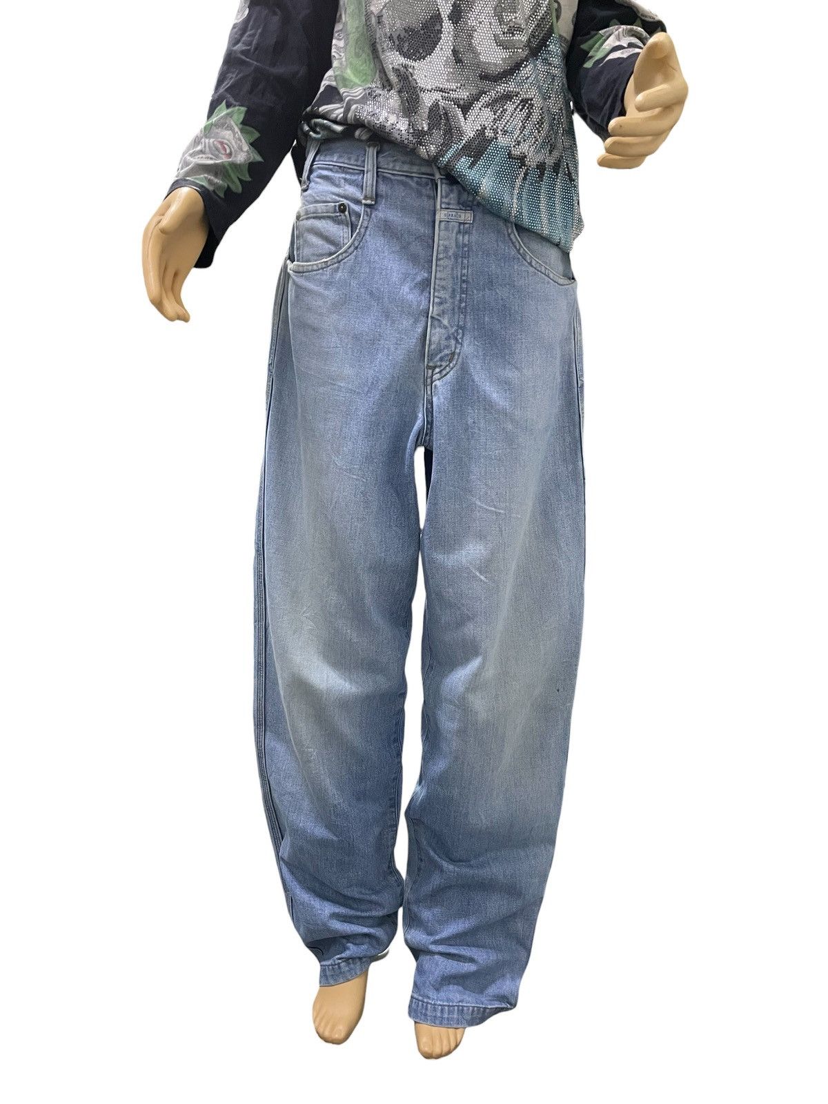 JNCO × Marithe + Francois Girbaud Marithe Francois Girbaud Carpenter Stone Wash Baggy Jeans Size US 30 / EU 46 - 3 Thumbnail