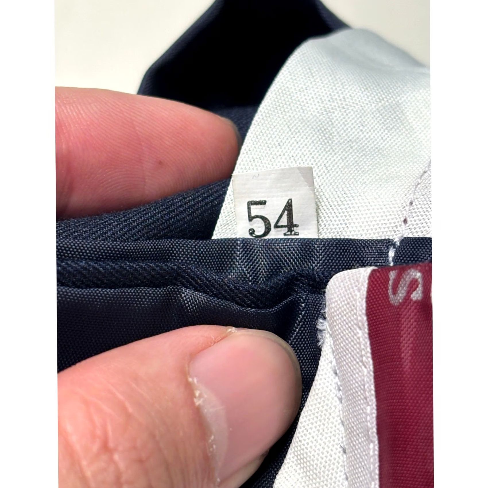 Hugo Boss HUGO BOSS Navy Blue Dress Pants Wool Flat Front Trousers Slacks W38 L31 Mens IT 54 Regular Formal Business Wedding Dress Pants Size US 38 / EU 54 - 5 Thumbnail
