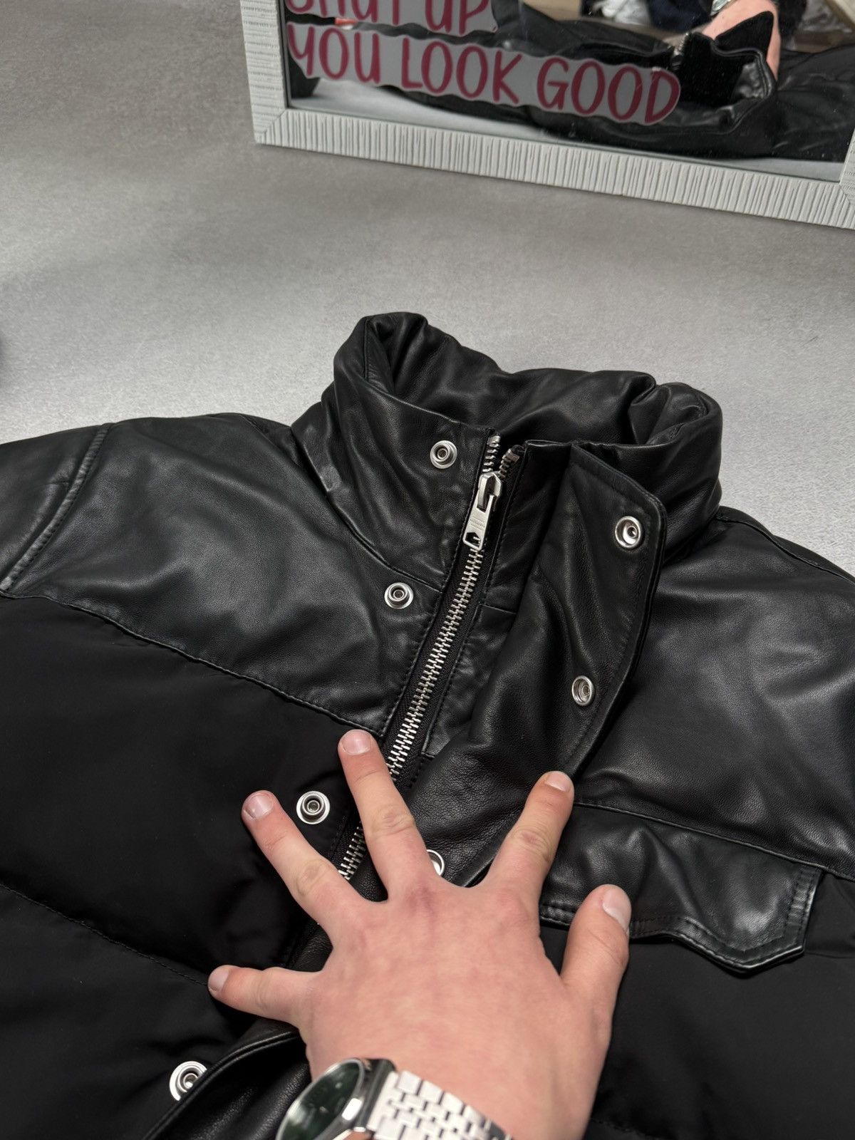 Allsaints AllSaints Black Puffer Jacket Men’s Leather Panel Quilted Size US S / EU 44-46 / 1 - 5 Thumbnail
