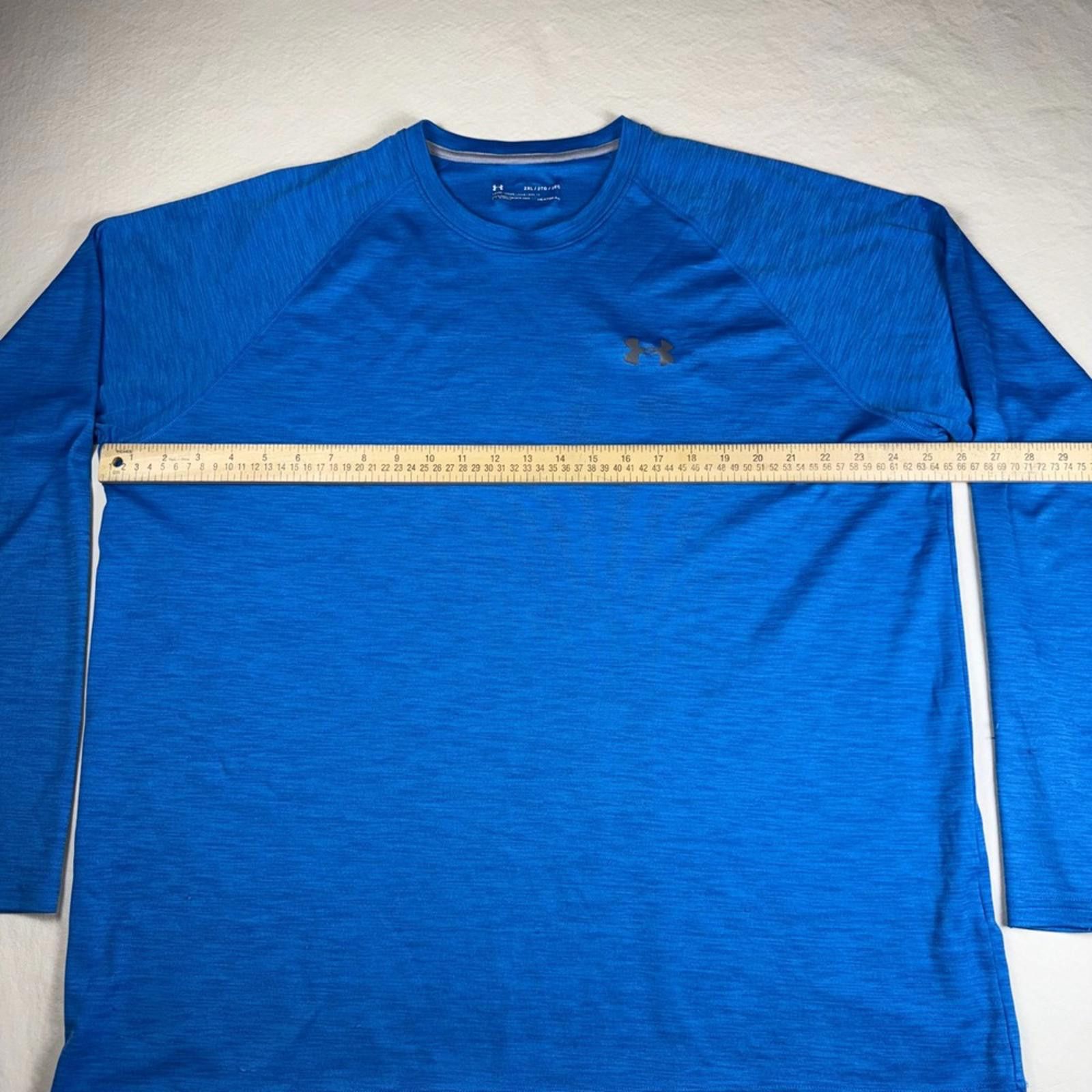Under Armour Under Armour Mens HeatGear Long Sleeve Shirt 2XL Loose Fit Size US XXL / EU 58 / 5 - 4 Thumbnail