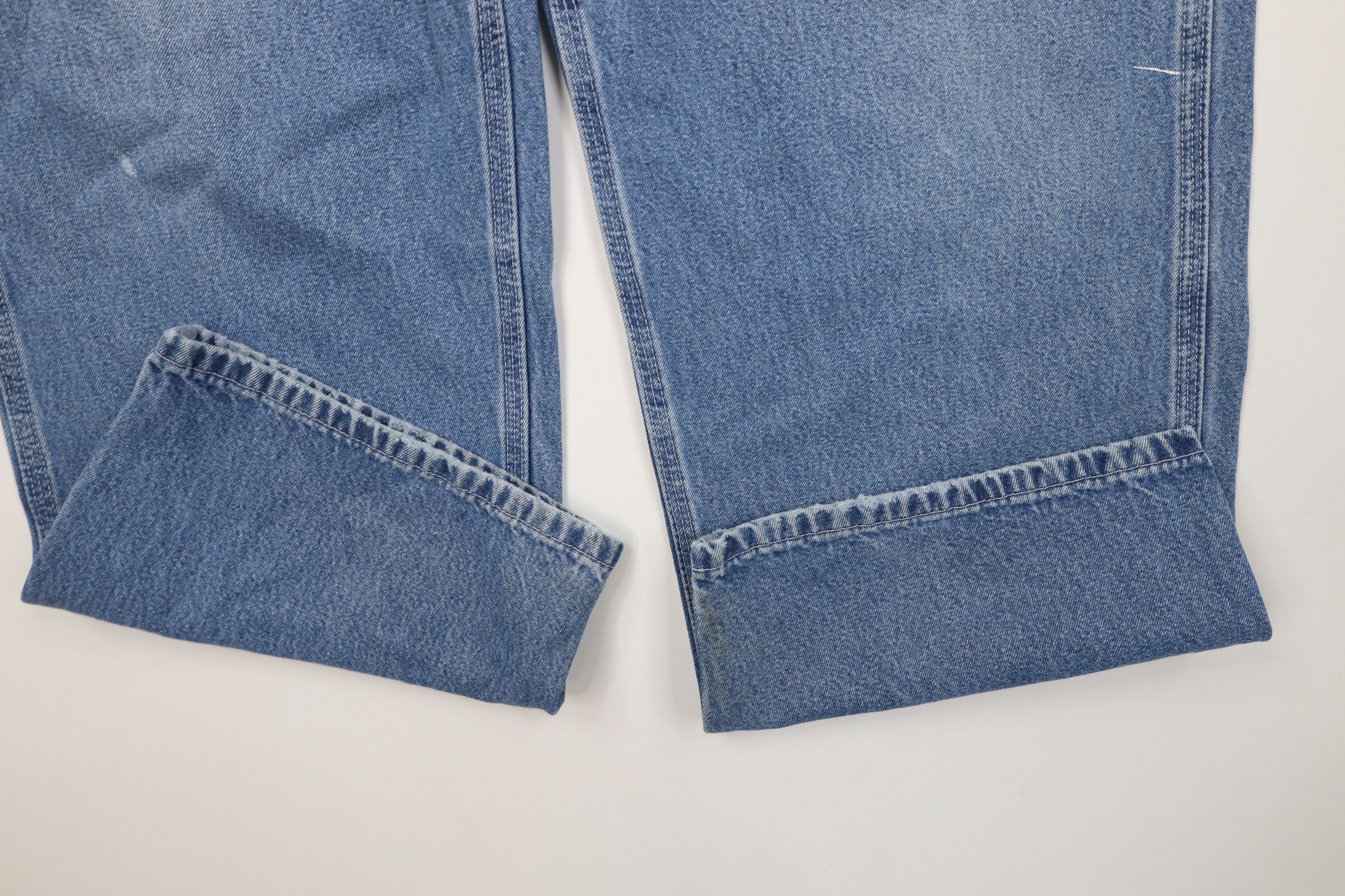 Carhartt Vintage Y2K Carhartt Wide Leg Dungaree Denim Jeans Blue Size US 38 / EU 54 - 5 Thumbnail