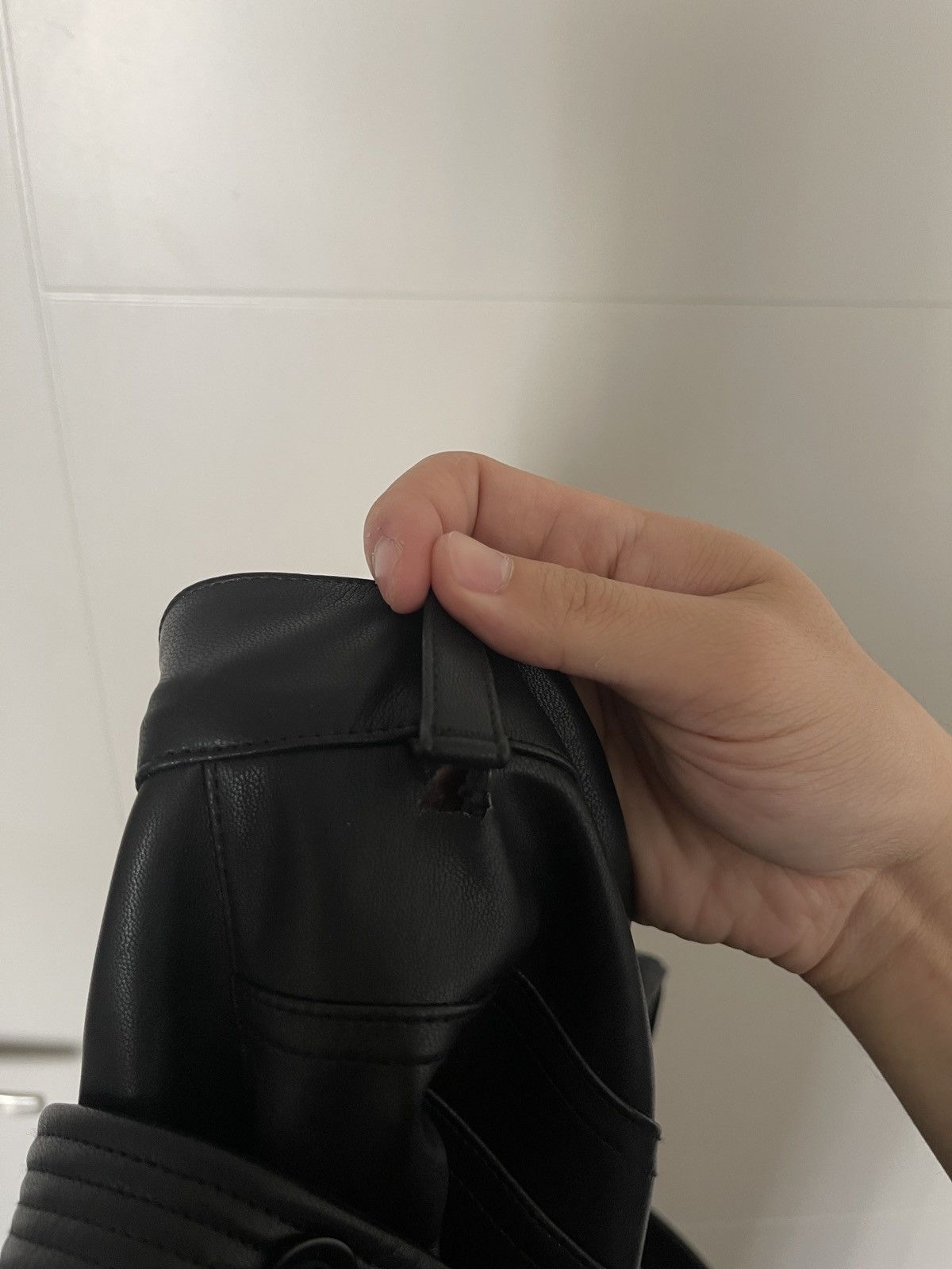Rick Owens DRKSHDW Vegan Leather Easy Creatch Cargo Pants Size US 28 / EU 44 - 10 Thumbnail