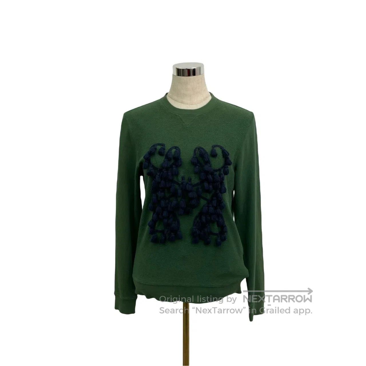 Loewe LOEWE Green Knot Logo Knit Sweater. Size XS / US 0-2 / IT 36-38 - 6 Thumbnail