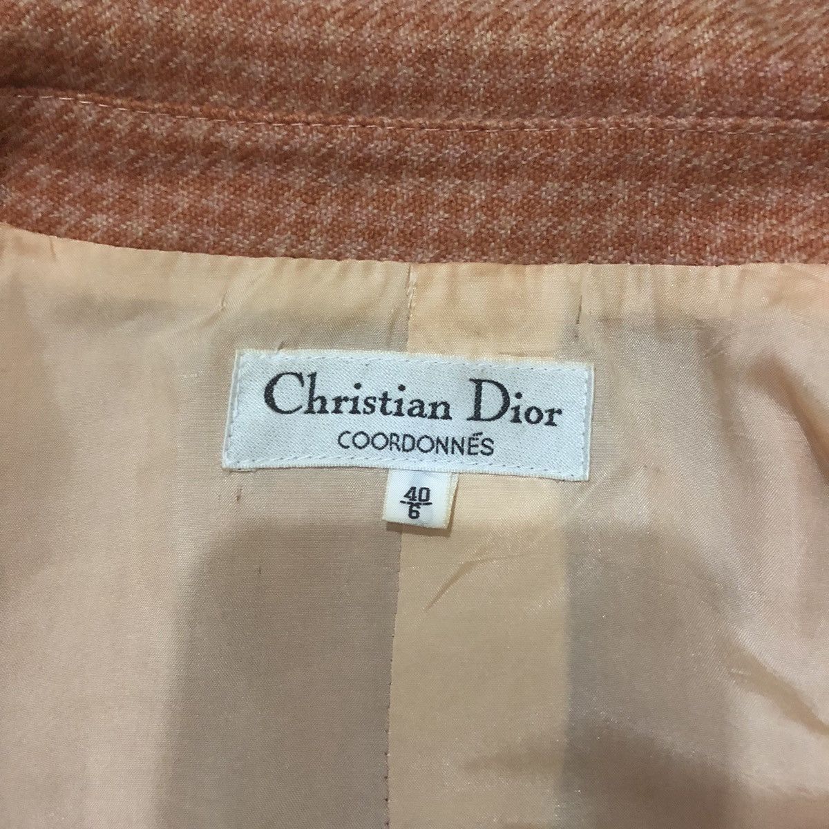 Christian Dior Monsieur × Dior Christian Dior Coordonnes Wool Check Tweet Blazer Size S / US 4 / IT 40 - 7 Thumbnail