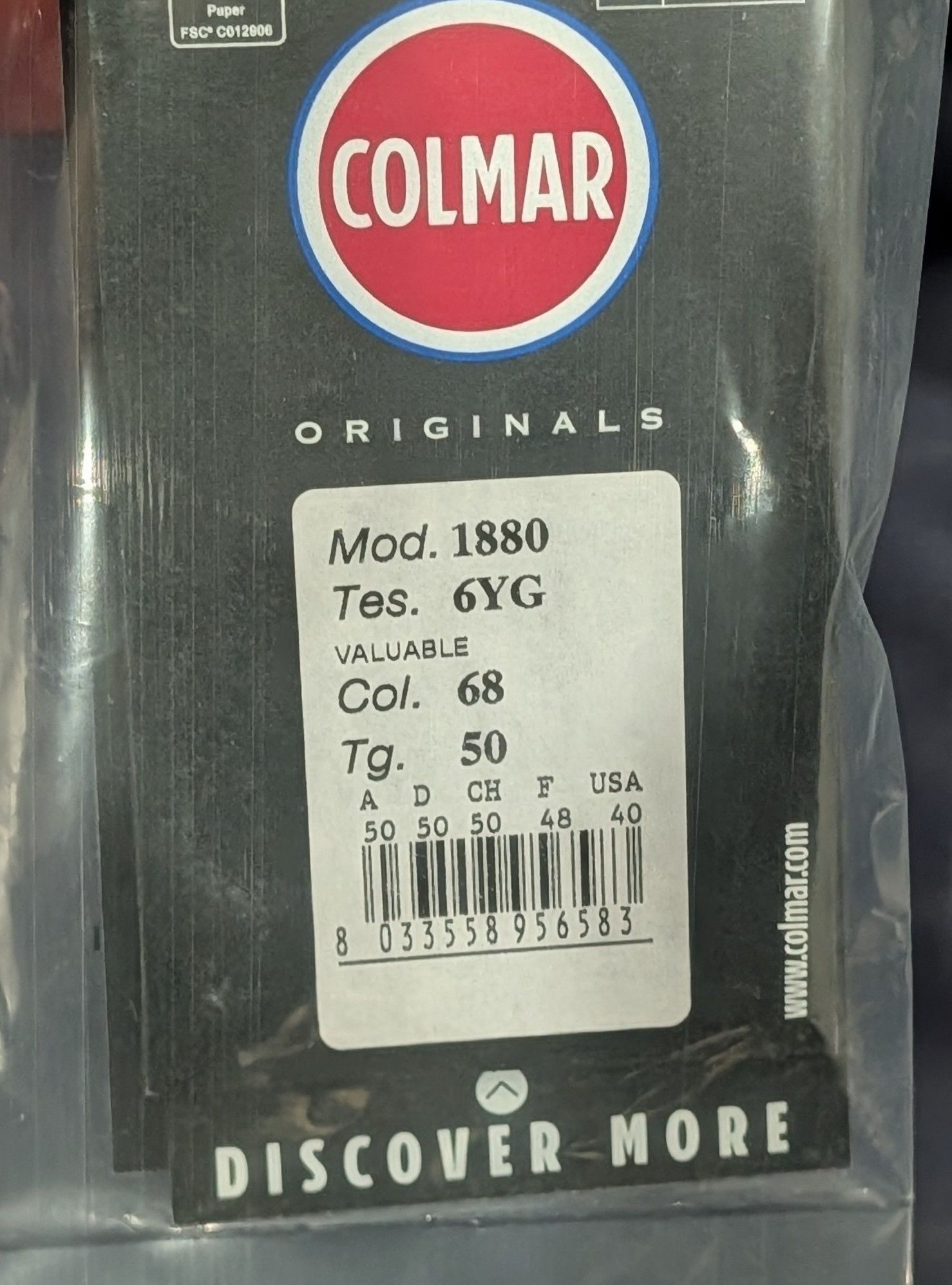 Colmar COLMAR Longline Cotton Blend Coat Navy 50 US 40 Size US M / EU 48-50 / 2 - 8 Thumbnail