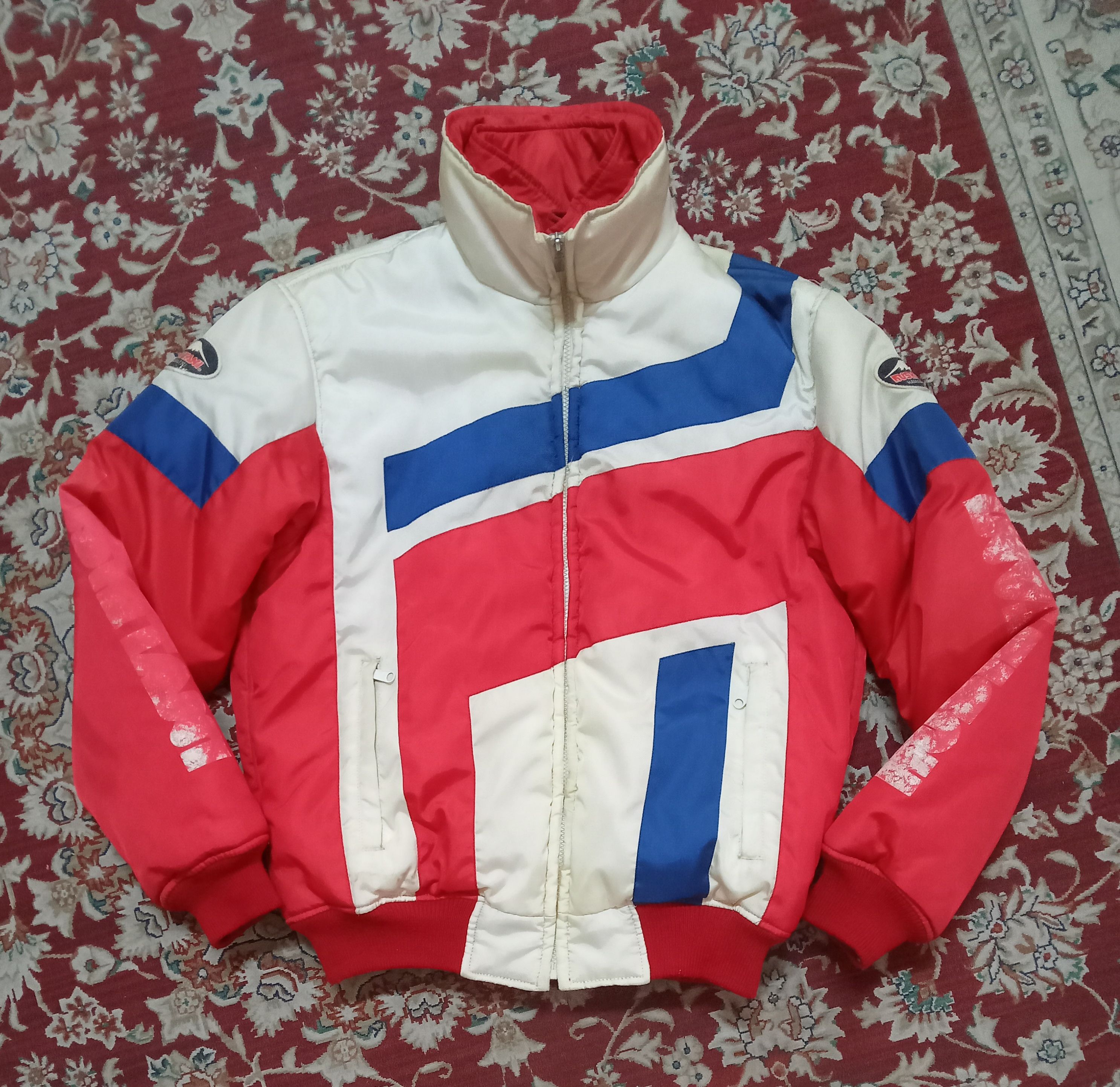 image of Vintage Kushitani Hamamatsu Distressed Jacket in Mix, Men's (Size Large)